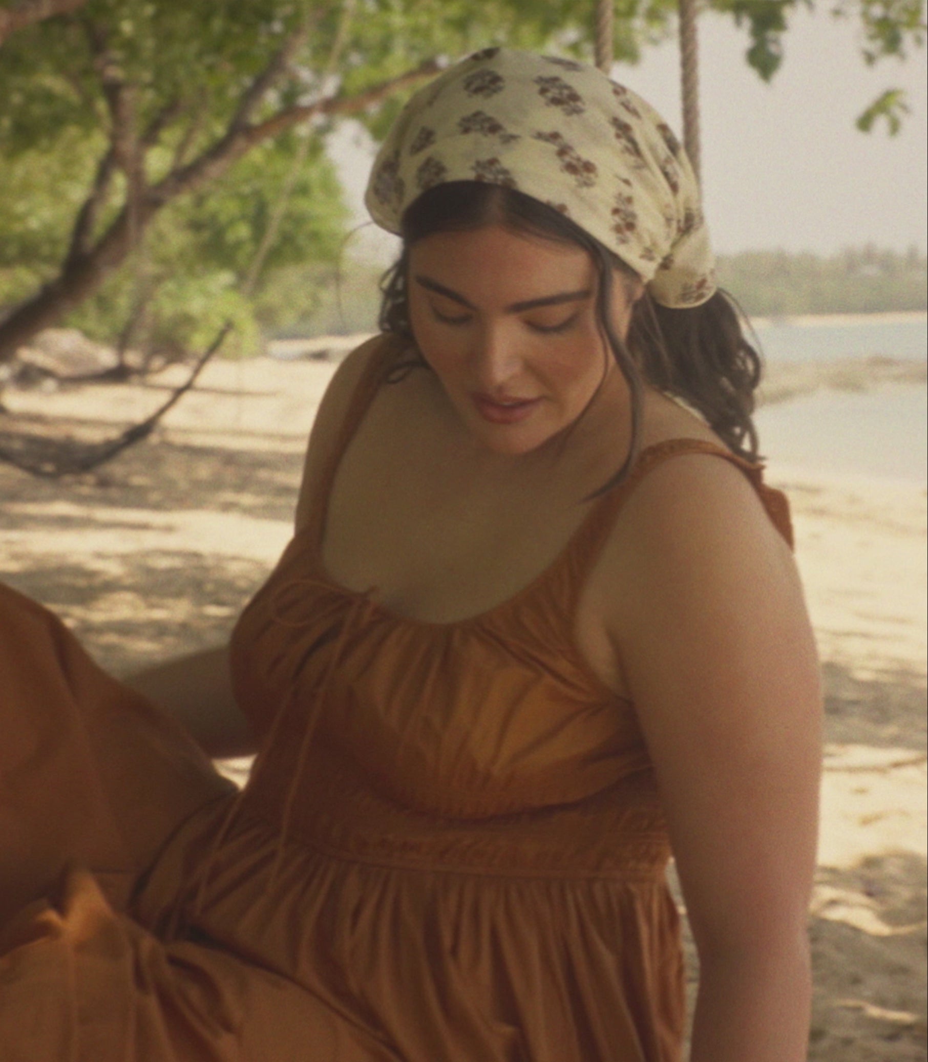 QUILLA DRESS -- COCONUT view 3
