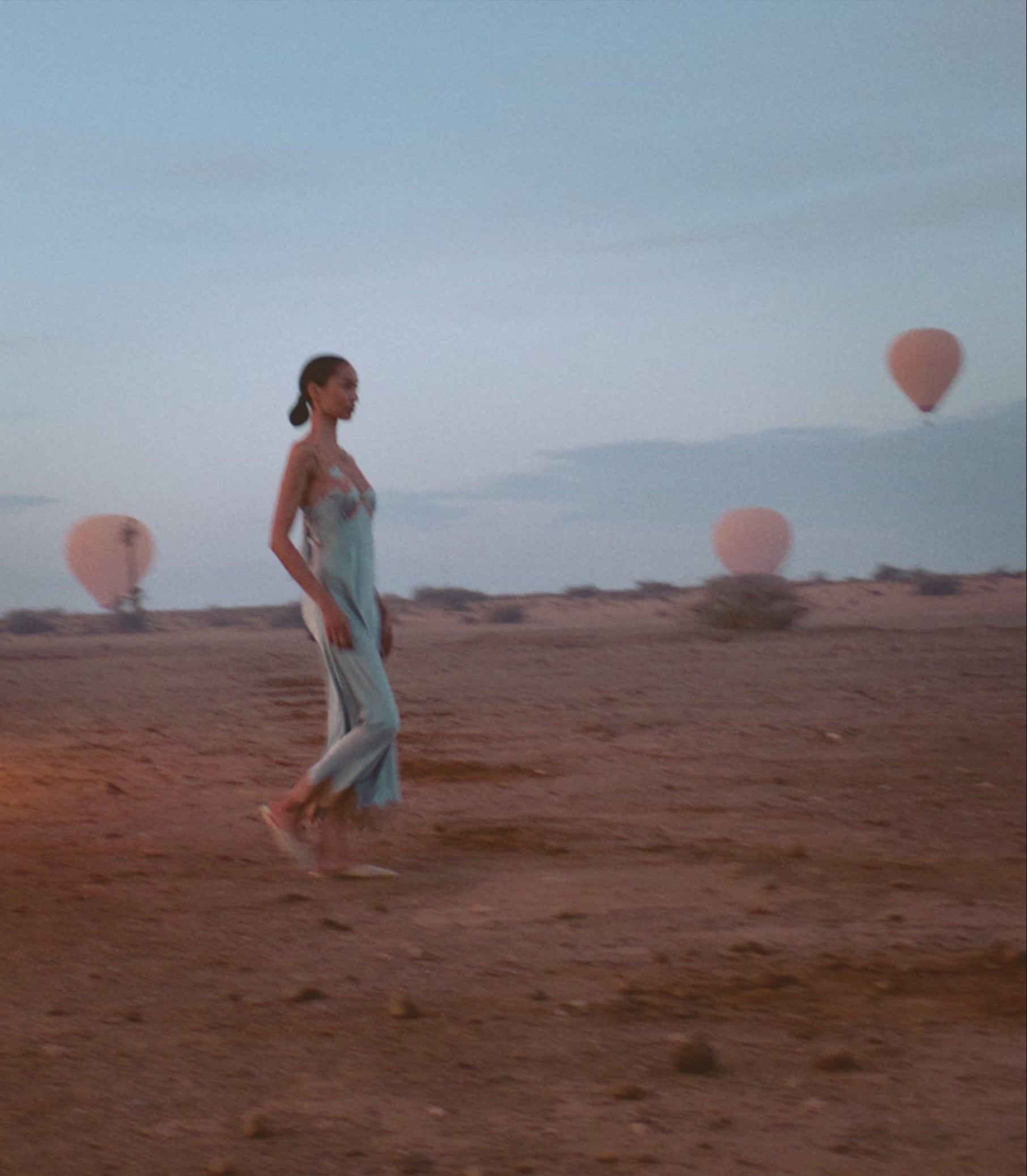 MARCELLE DRESS -- DEEP AQUAMARINE view 6
