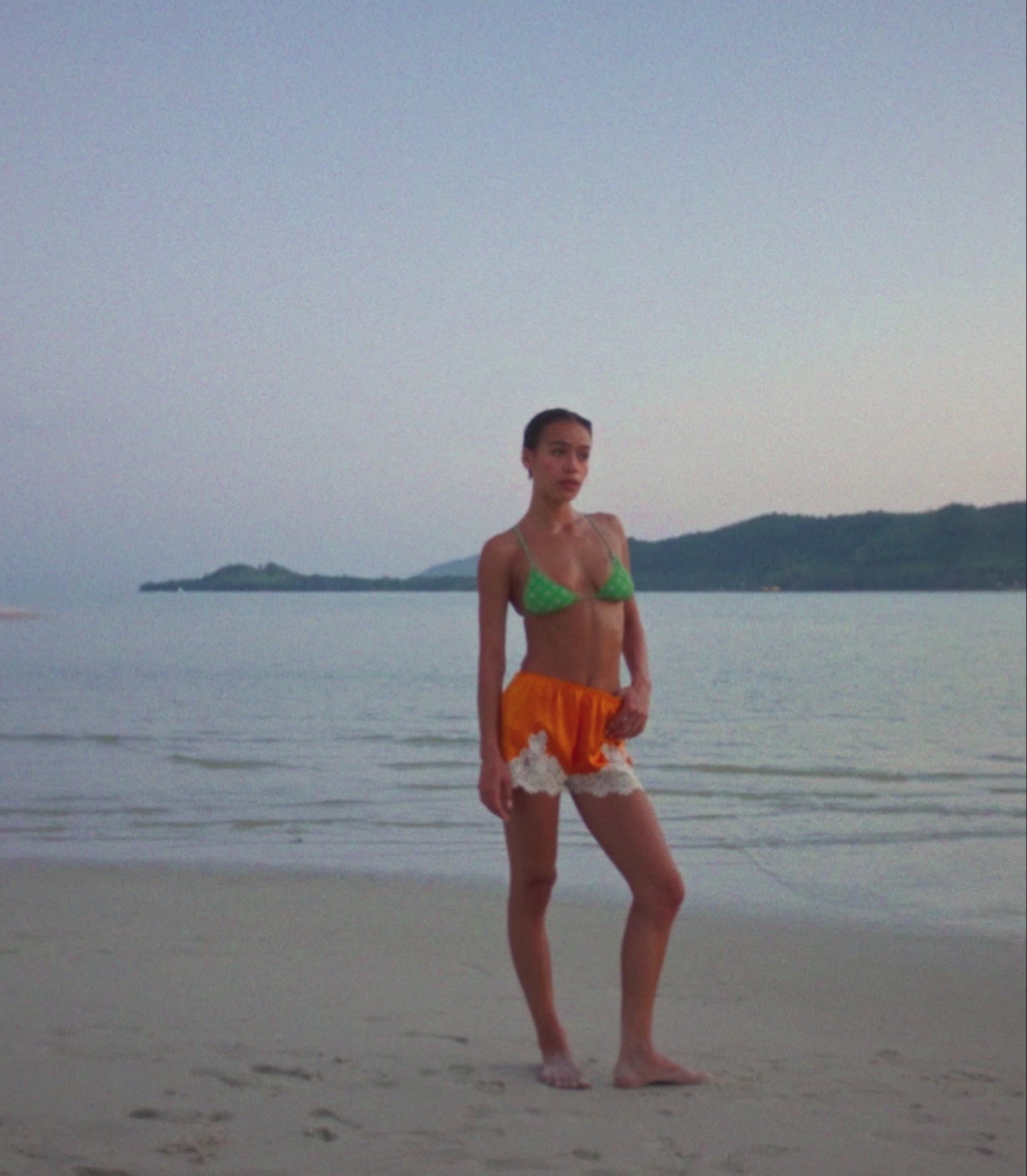 IONA SHORT -- TANGERINE view 5

