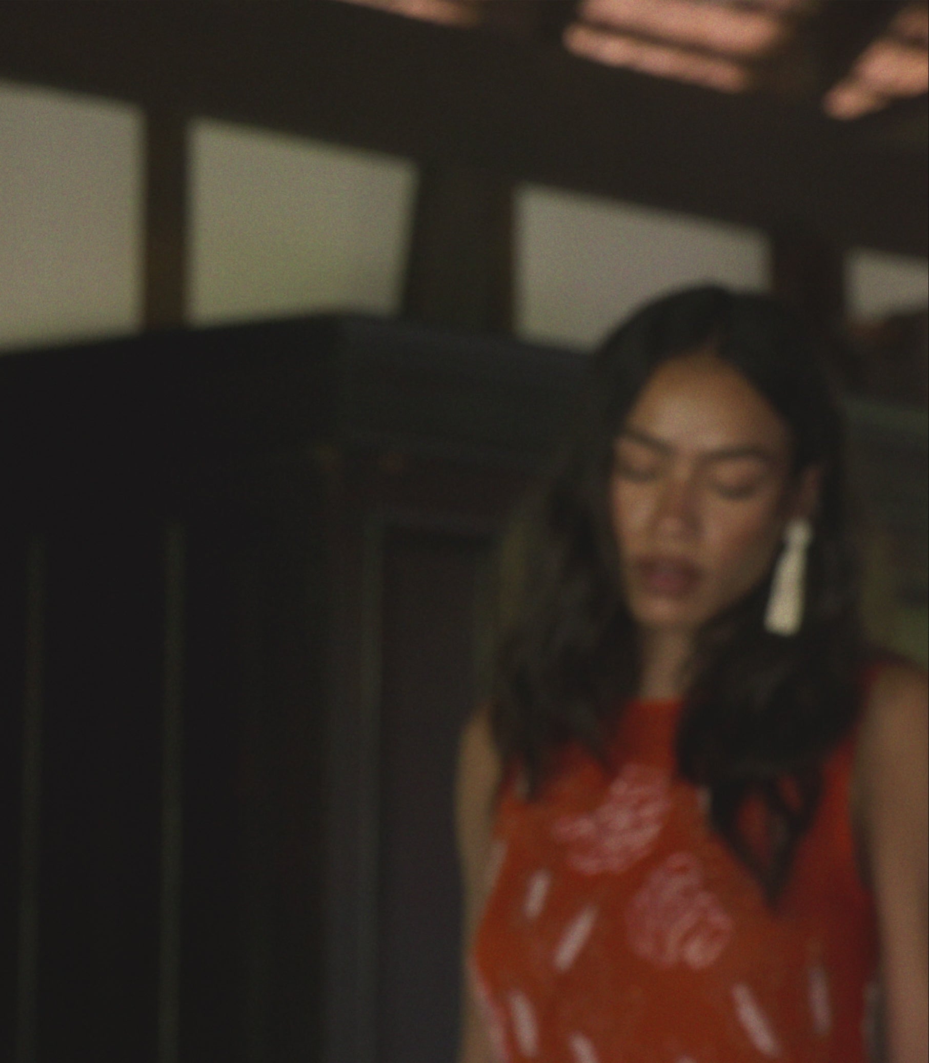 CHANDRA DRESS -- ORANGE CITRINE view 7
