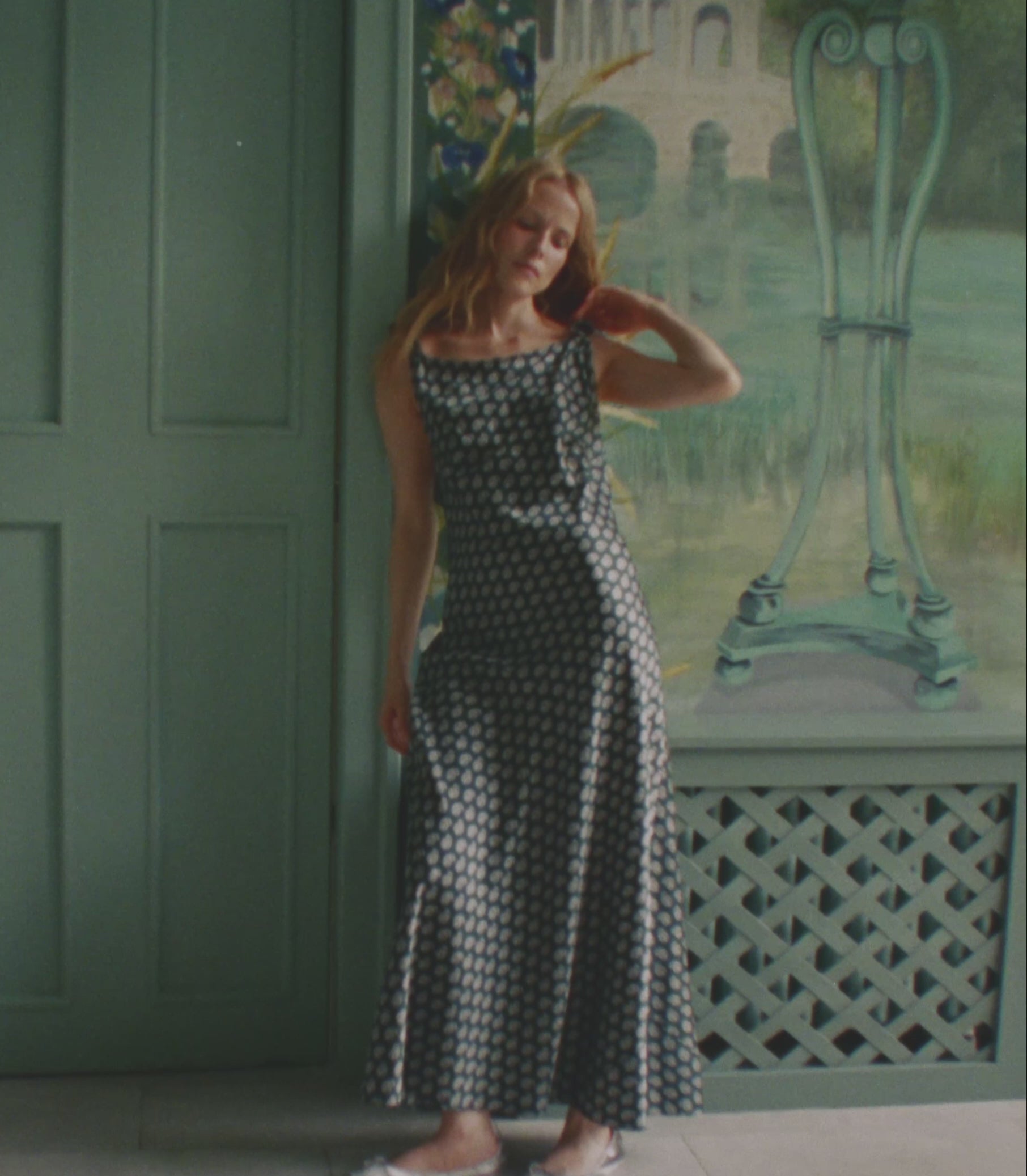 MARISELLE DRESS -- CHAUMONT PAISLEY view 8
