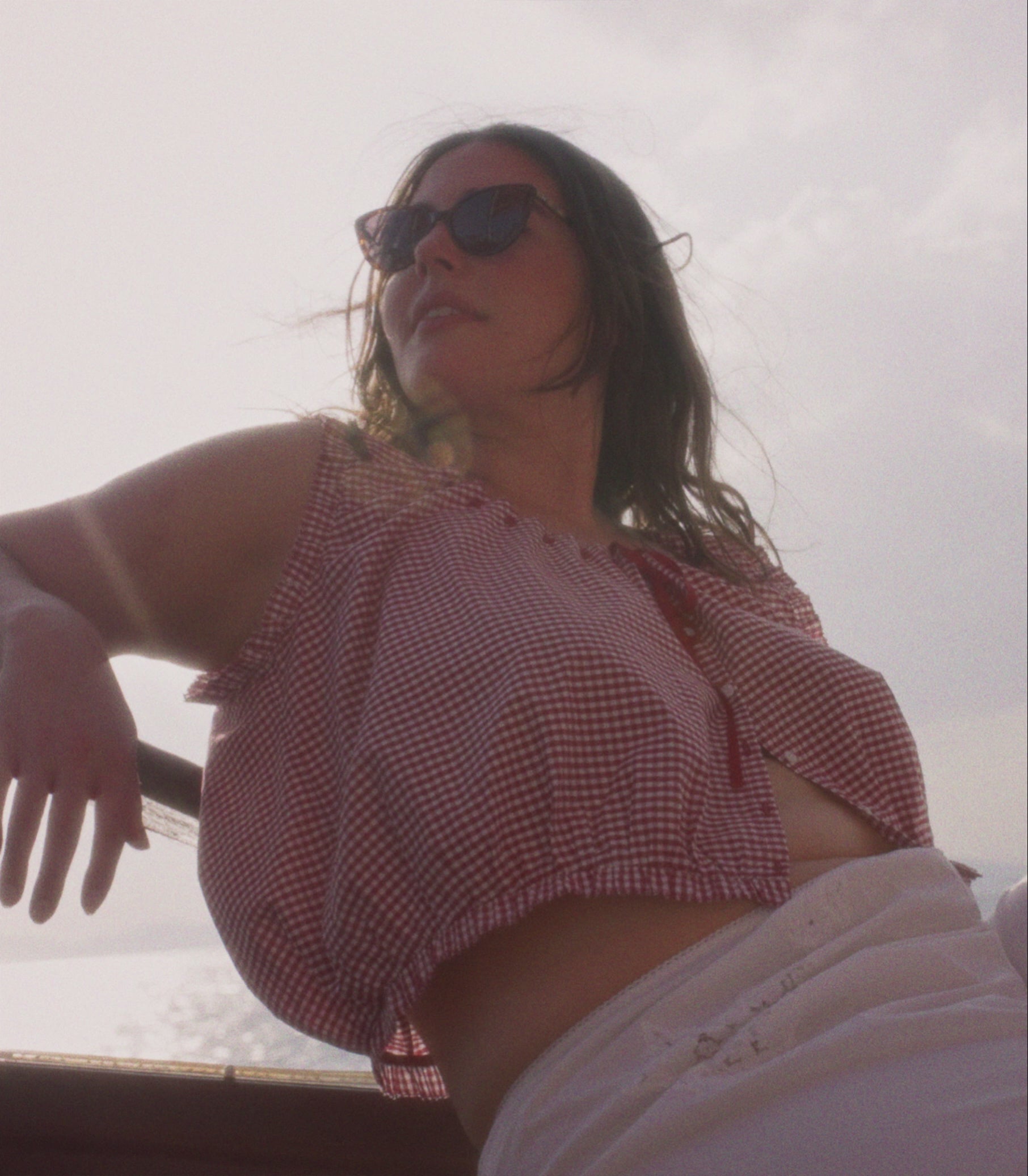 TRAVELER TOP -- MULBERRY LA MADDALENA GINGHAM view 4
