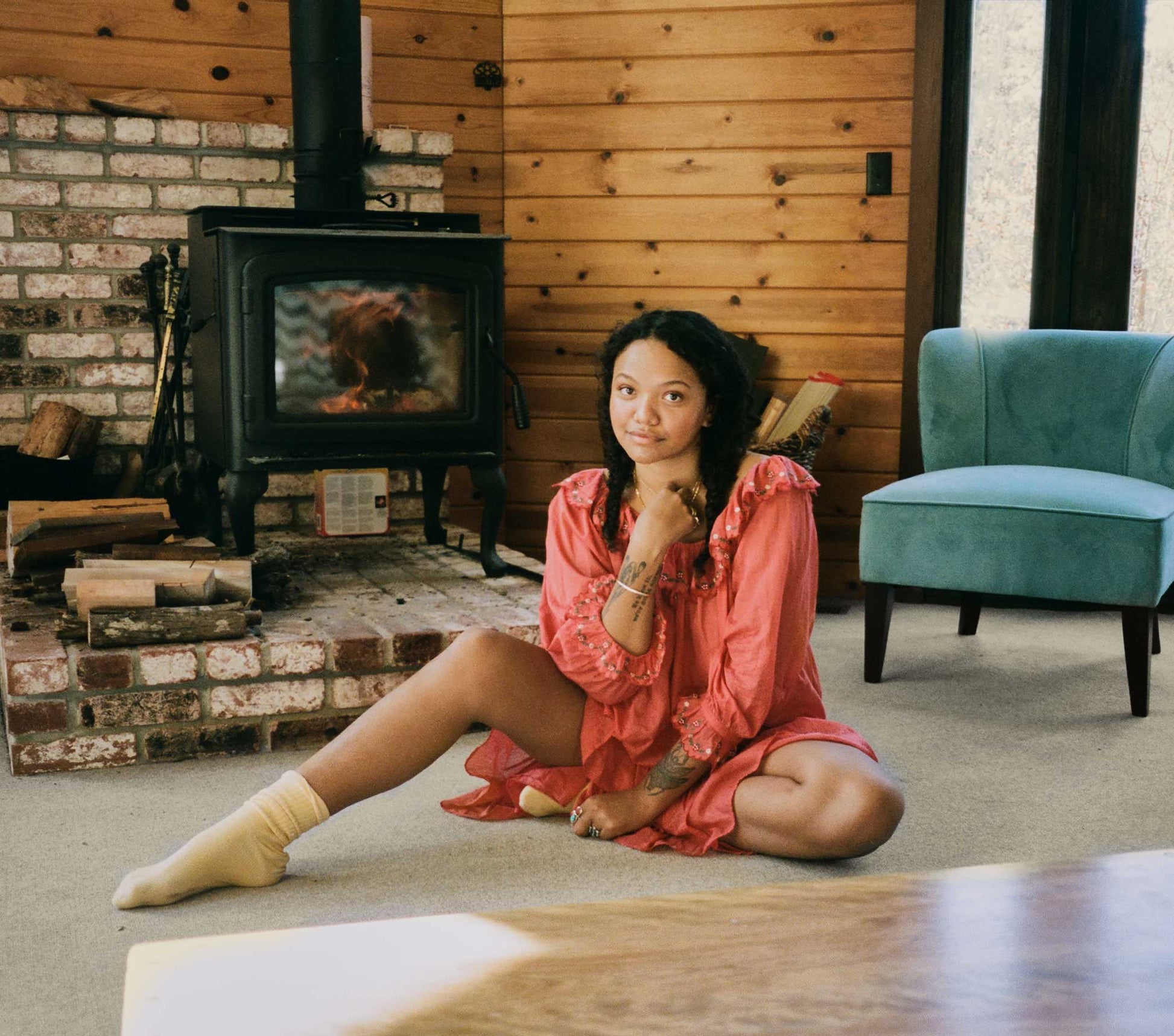 HMD -- SOLARIS NIGHTGOWN -- PINK STRAWBERRY view 2
