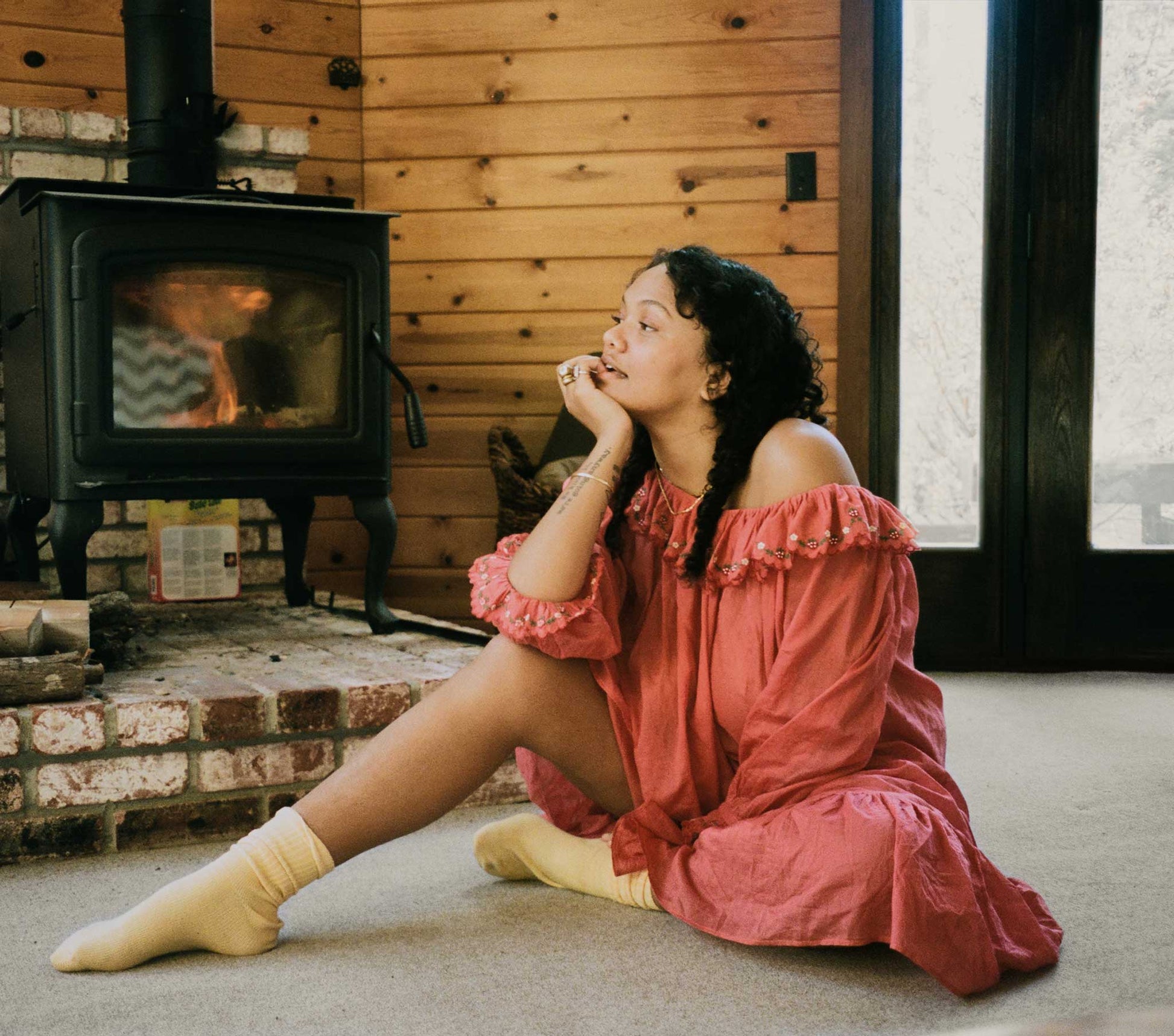 HMD -- SOLARIS NIGHTGOWN -- PINK STRAWBERRY view 4
