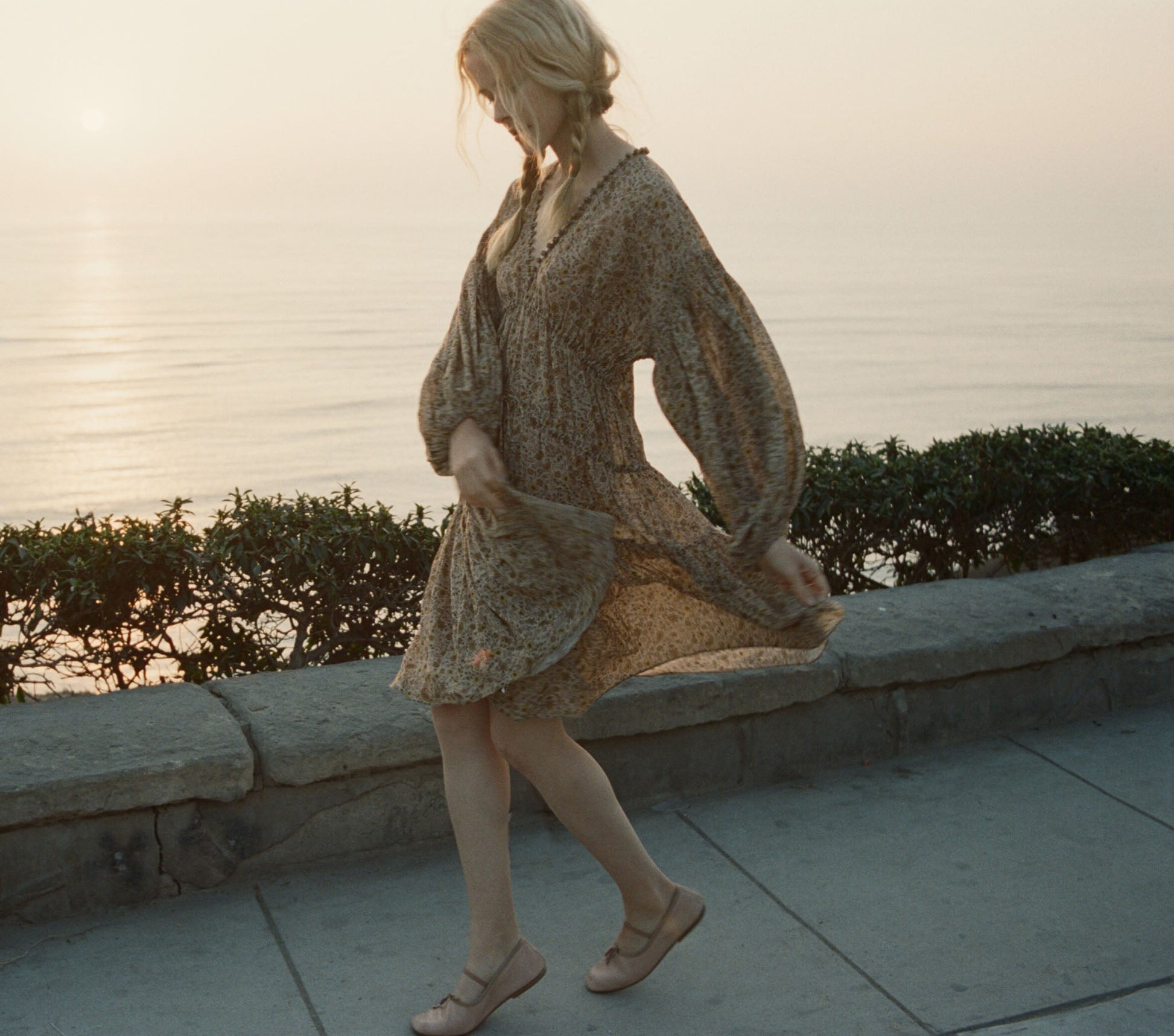 HMD -- GRASSE DRESS -- JAIPUR MUSTARD FLORAL view 11
