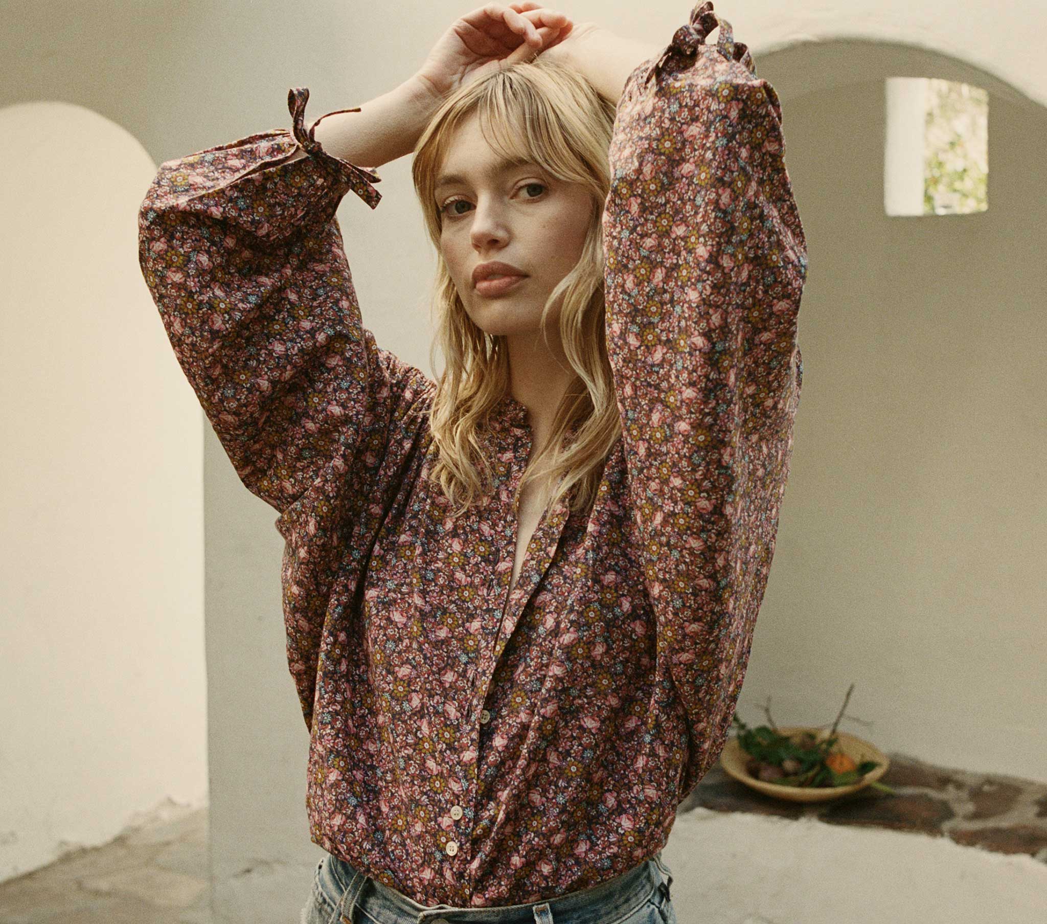 HMD -- O'KEEFFE TOP -- BLUE LAUREL CANYON ROSE