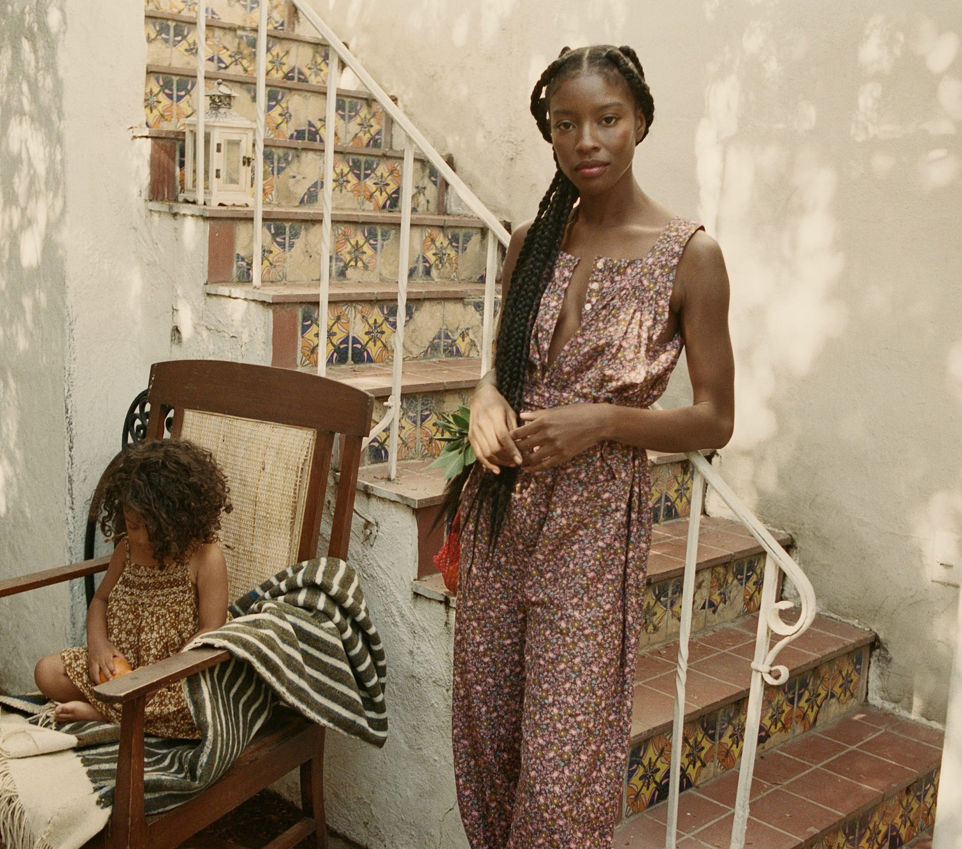 HMD -- ELIZA JUMPSUIT -- BLUE LAUREL CANYON ROSE view 11
