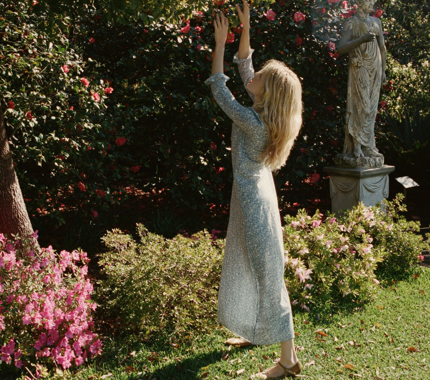 HMD -- LOIRE DRESS -- CHINA BLUE MINI EARL FLORAL