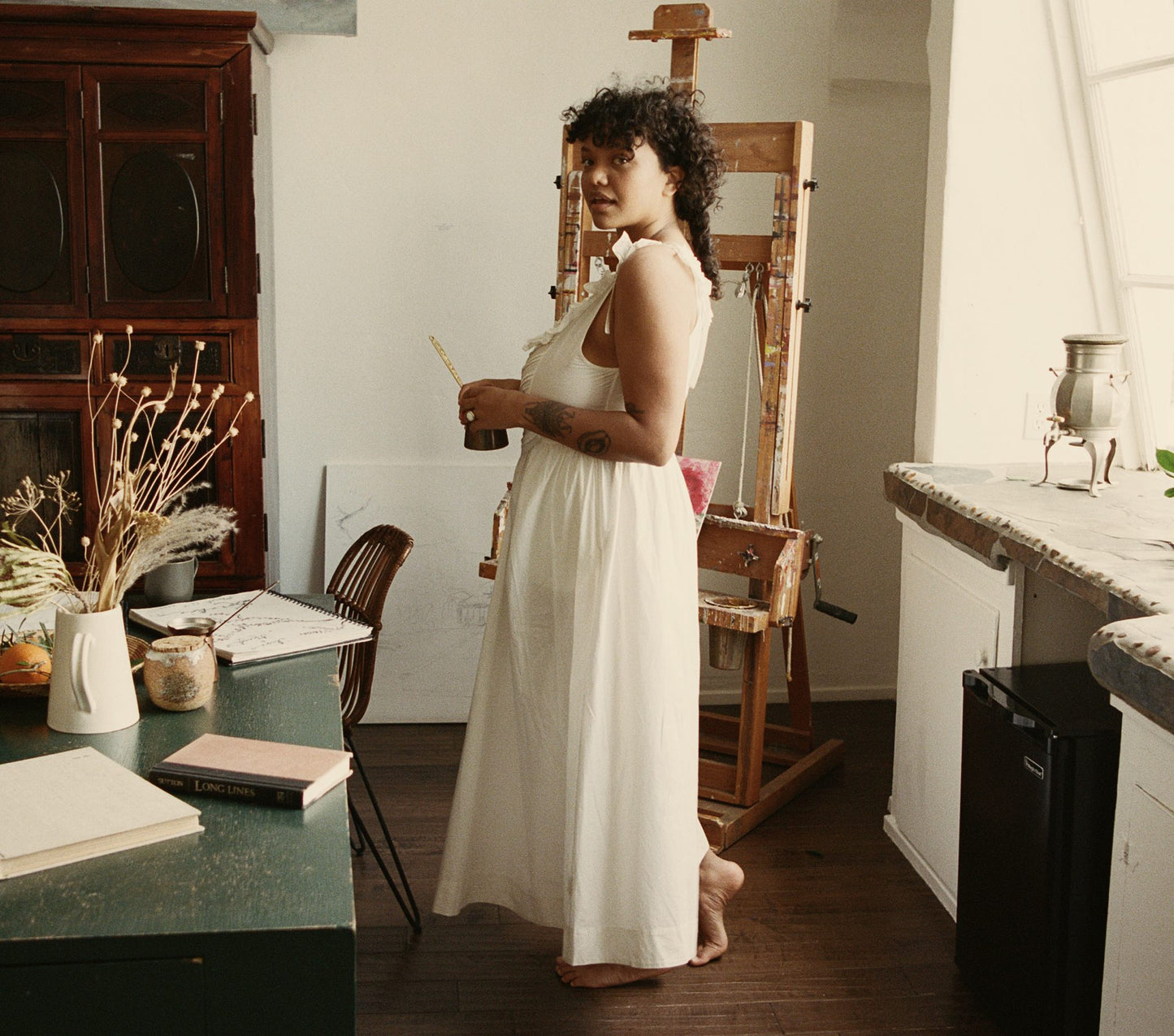HMD -- MYRTILLE DRESS -- SALT