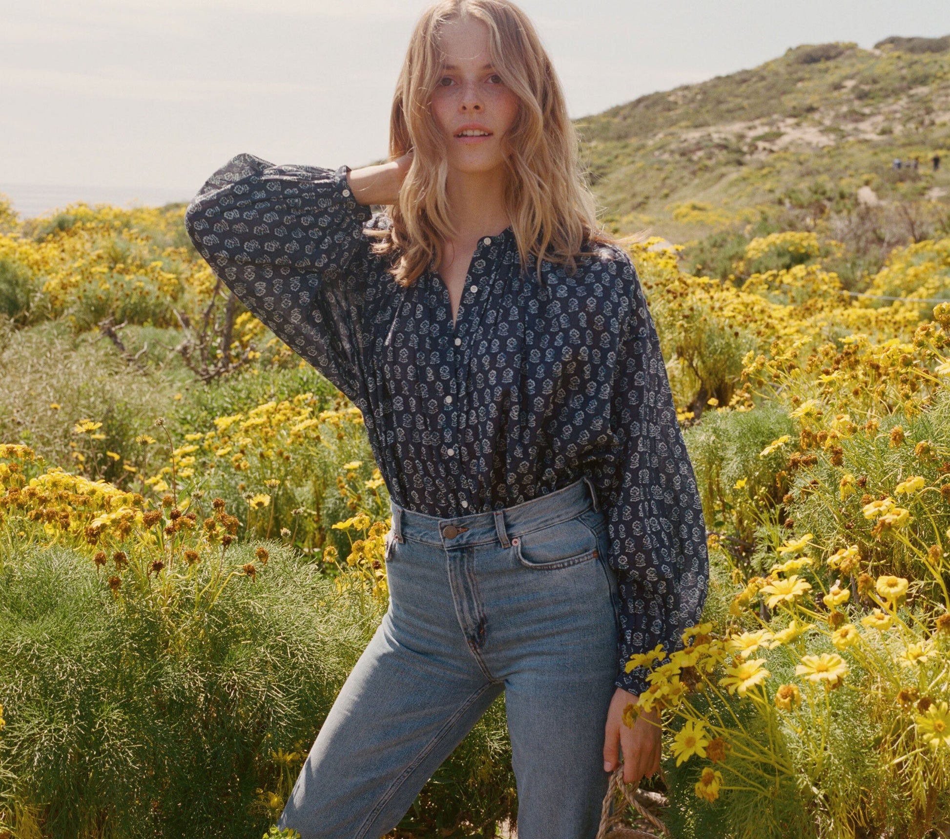 HMD -- THE JANE BLOUSE -- INDIGO view 5
