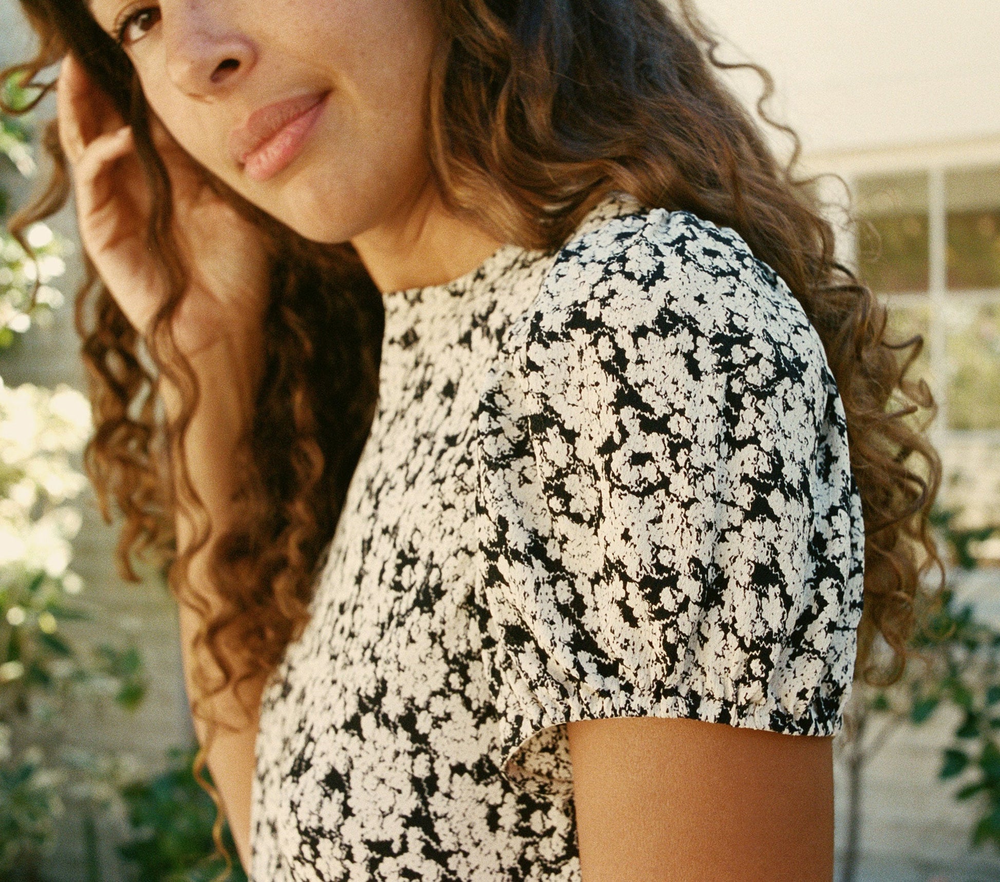 HMD -- ALMA DRESS -- DEEP INK FADED QUEEN ANNES FLORAL view 9
