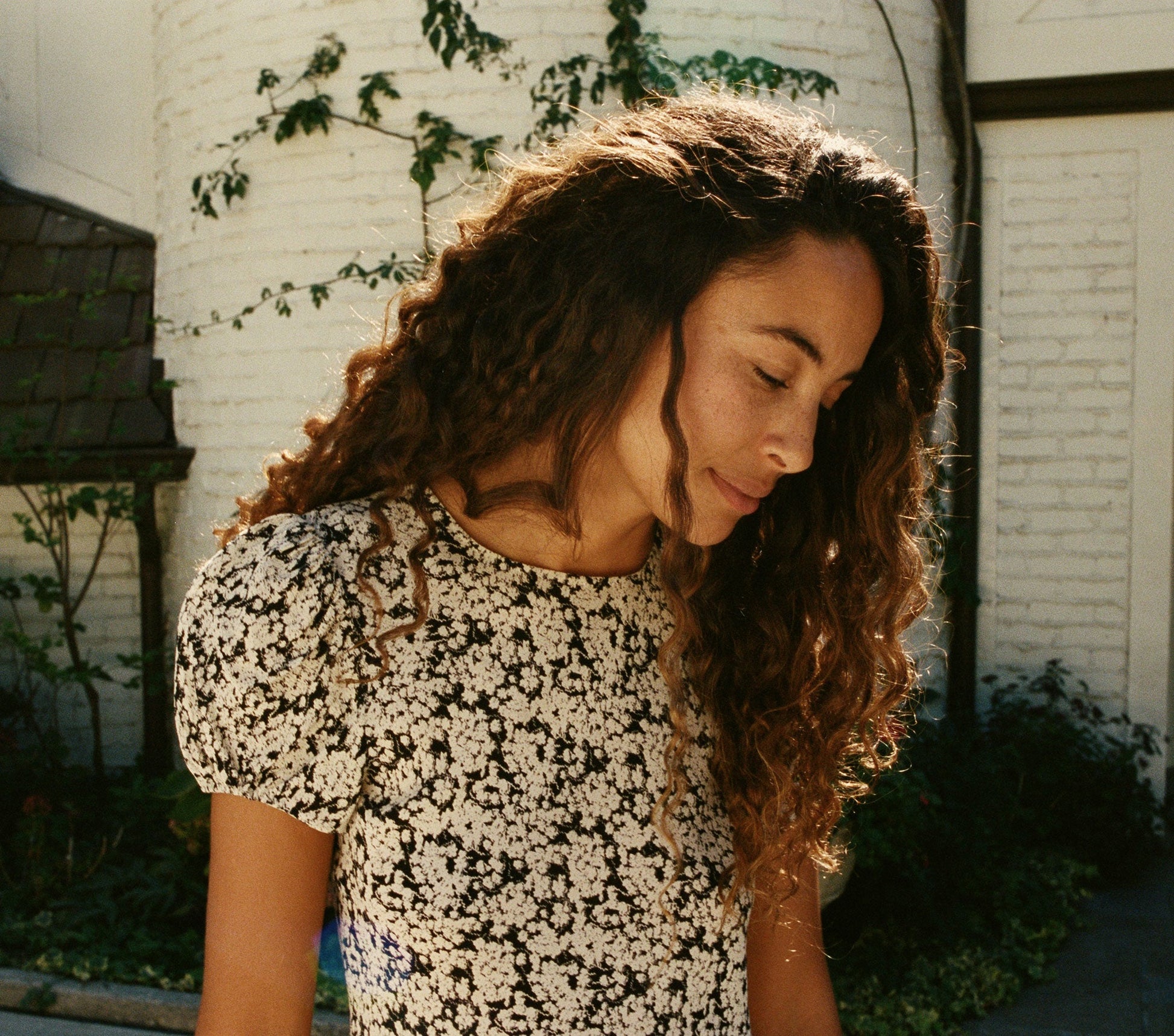 HMD -- ALMA DRESS -- DEEP INK FADED QUEEN ANNES FLORAL view 10
