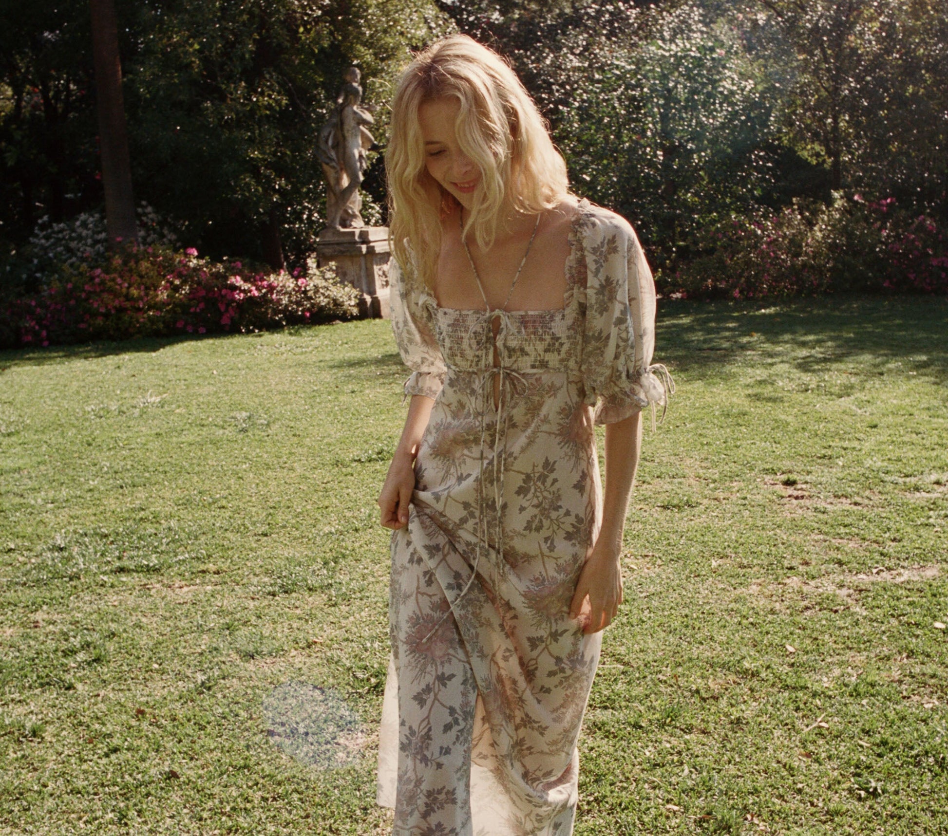 HMD -- VETIVER DRESS -- SALT SUMMER FLORAL view 3

