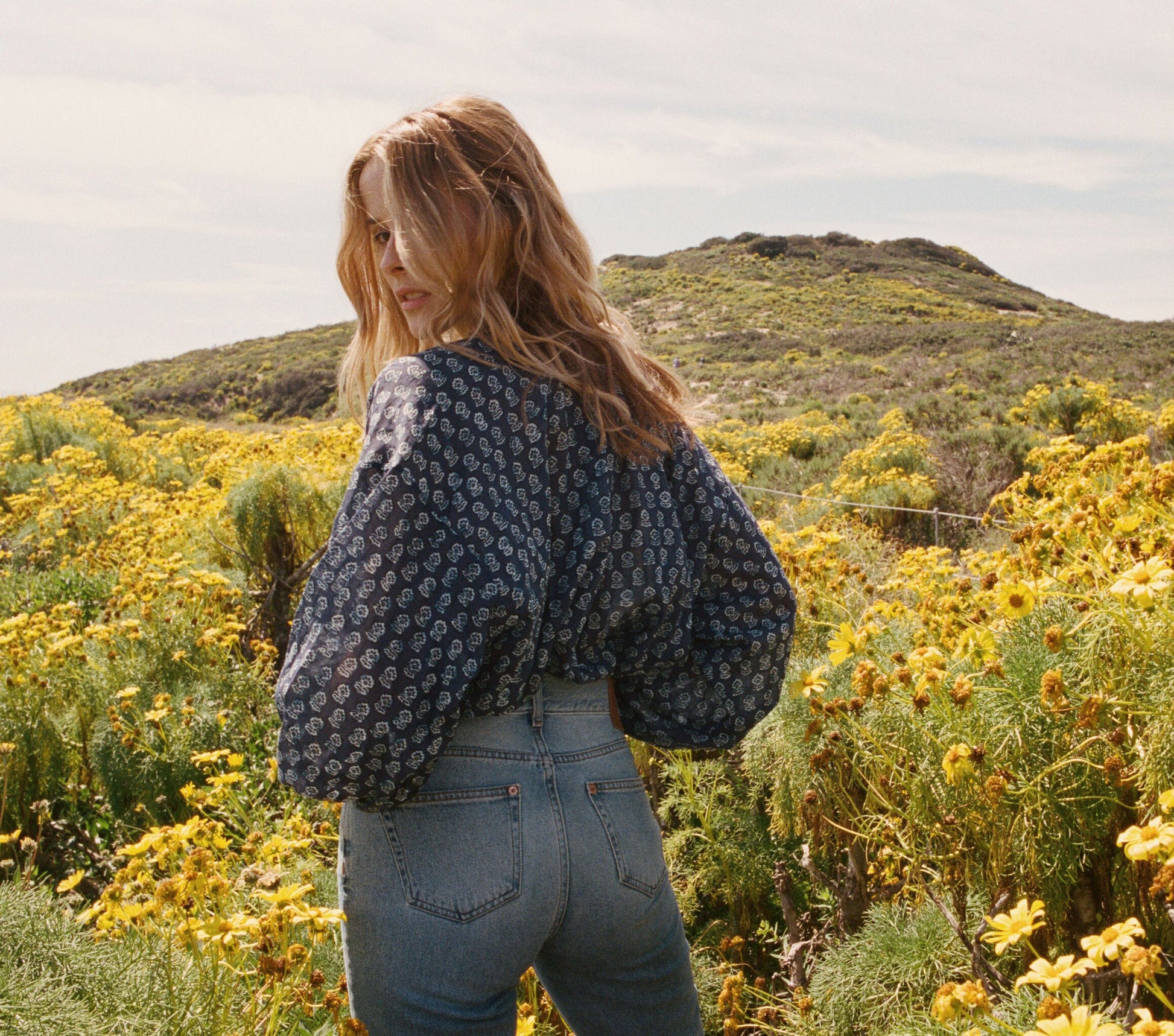 HMD -- THE JANE BLOUSE -- INDIGO view 10
