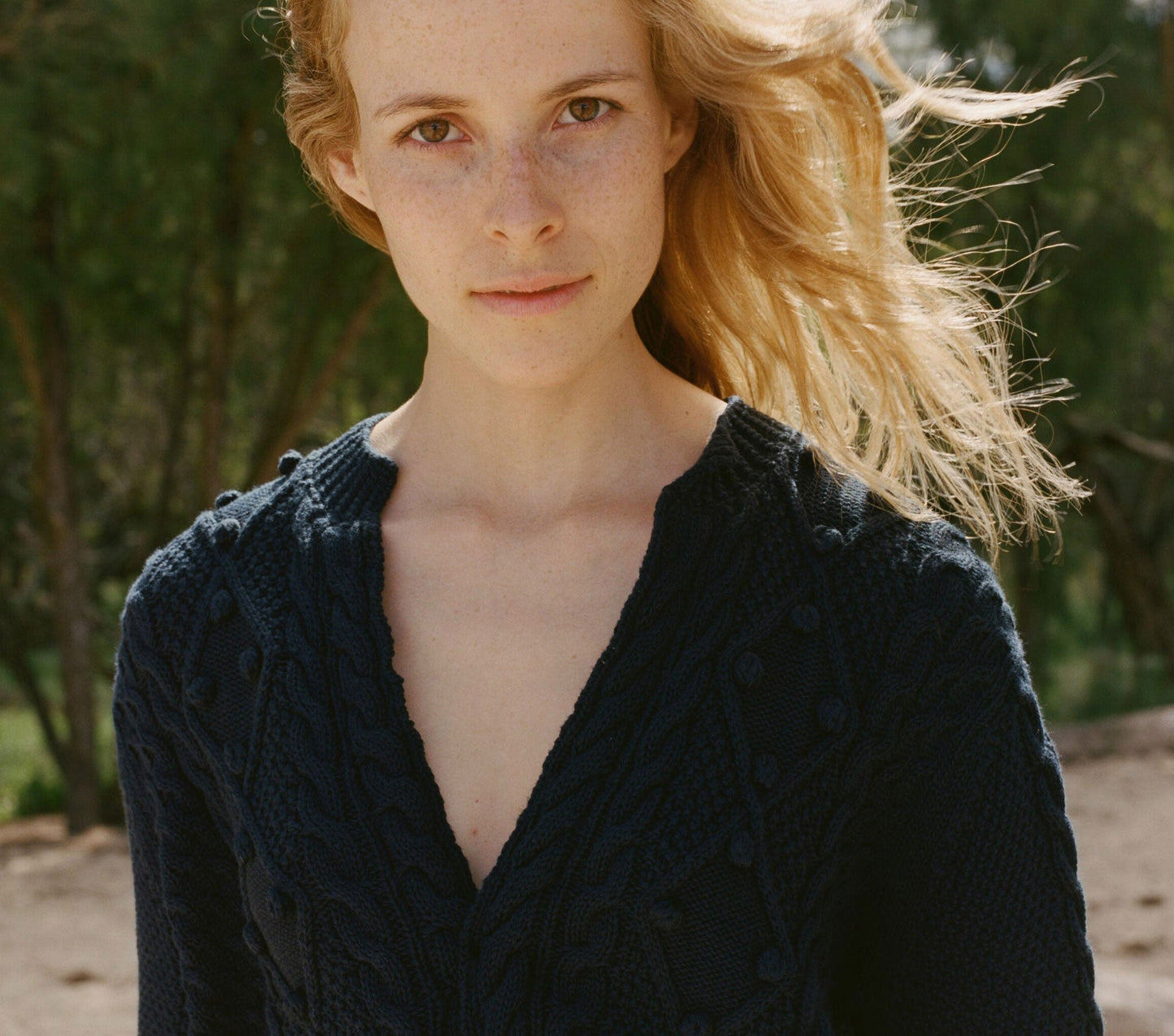 HMD -- CORNFLOWER SWEATER -- INDIGO