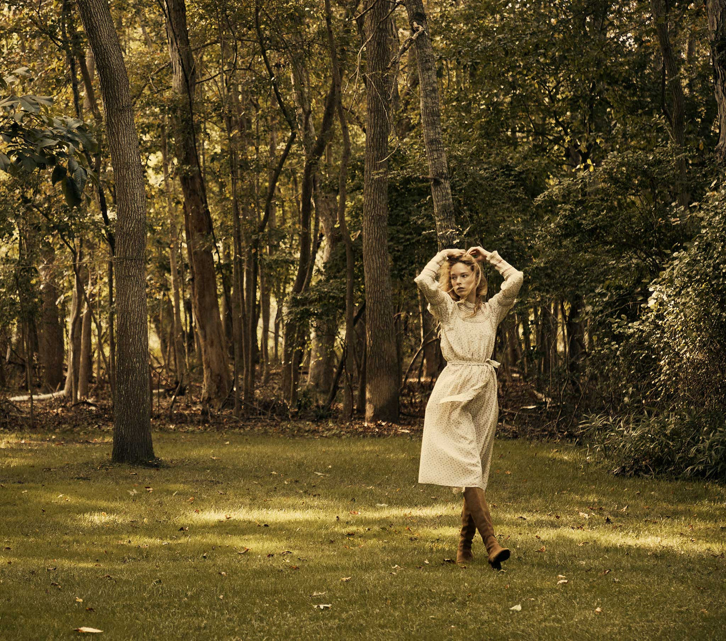 HMD -- ANDORRA DRESS -- CREAM PARC MONCEAU