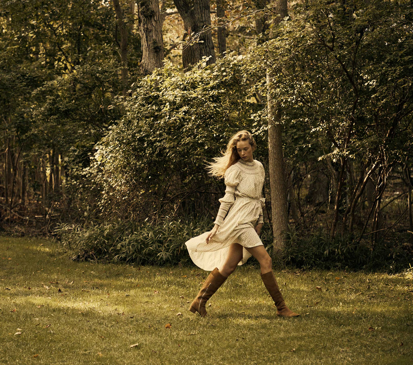 HMD -- ANDORRA DRESS -- CREAM PARC MONCEAU