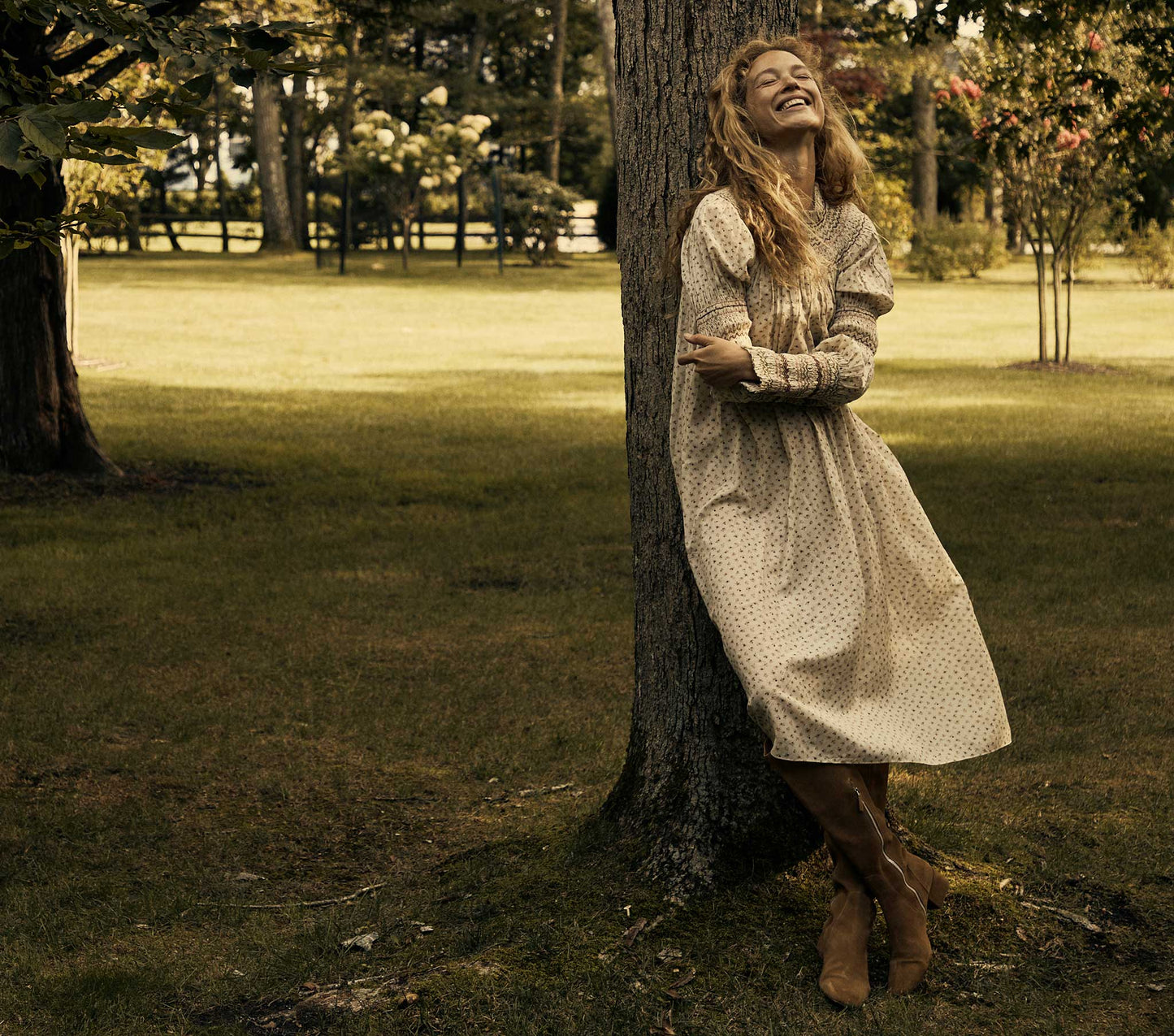 HMD -- ANDORRA DRESS -- CREAM PARC MONCEAU