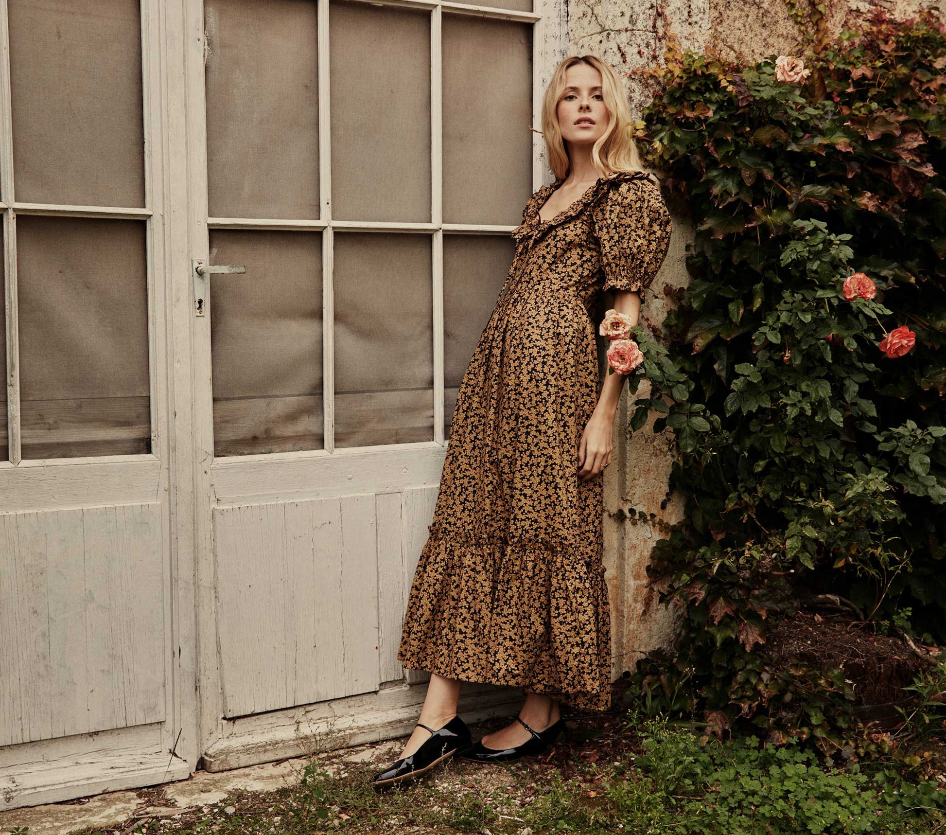 HMD -- BELLEROSE DRESS -- DUSK WINTER MEADOW view 6
