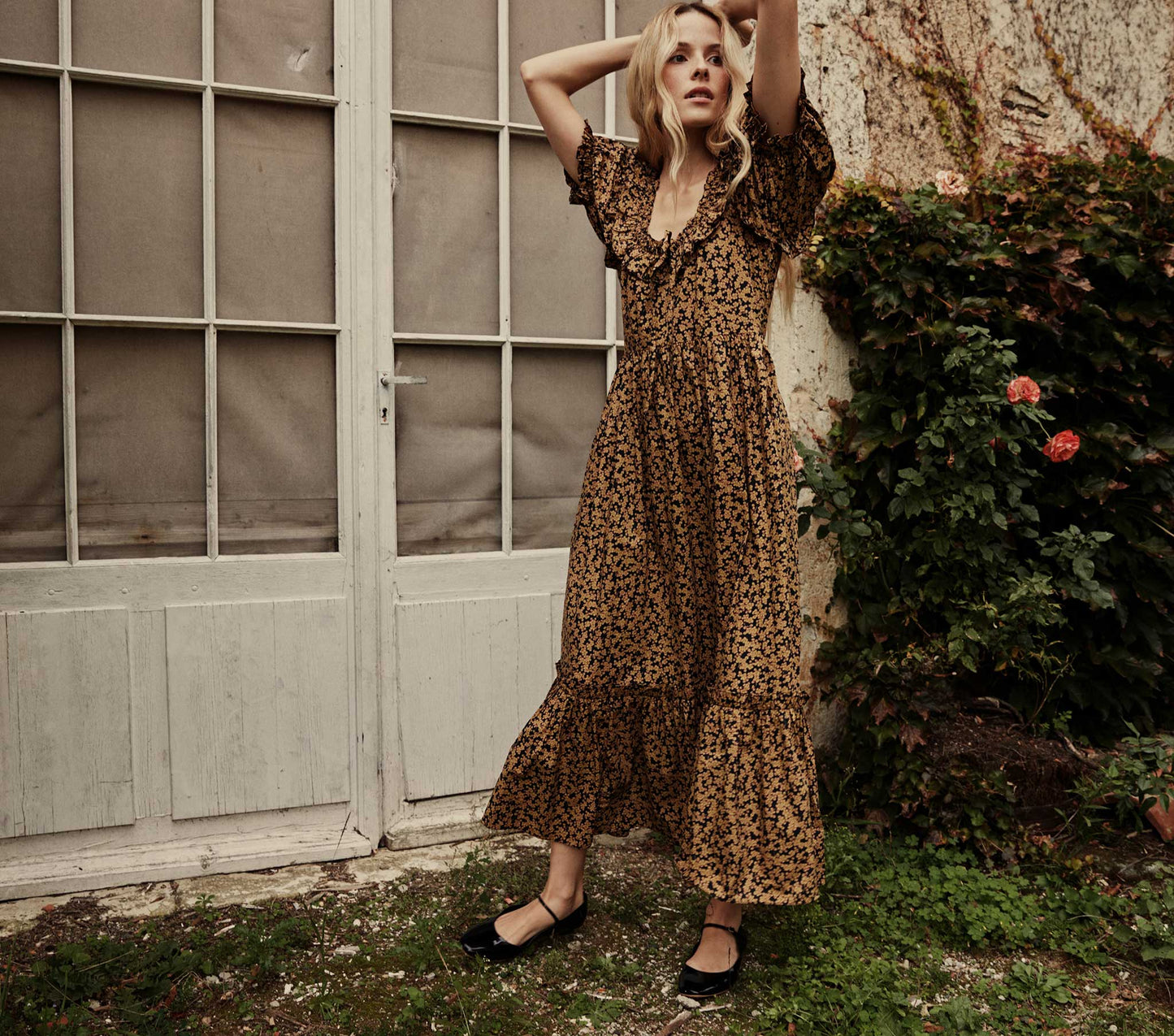 HMD -- BELLEROSE DRESS -- DUSK WINTER MEADOW