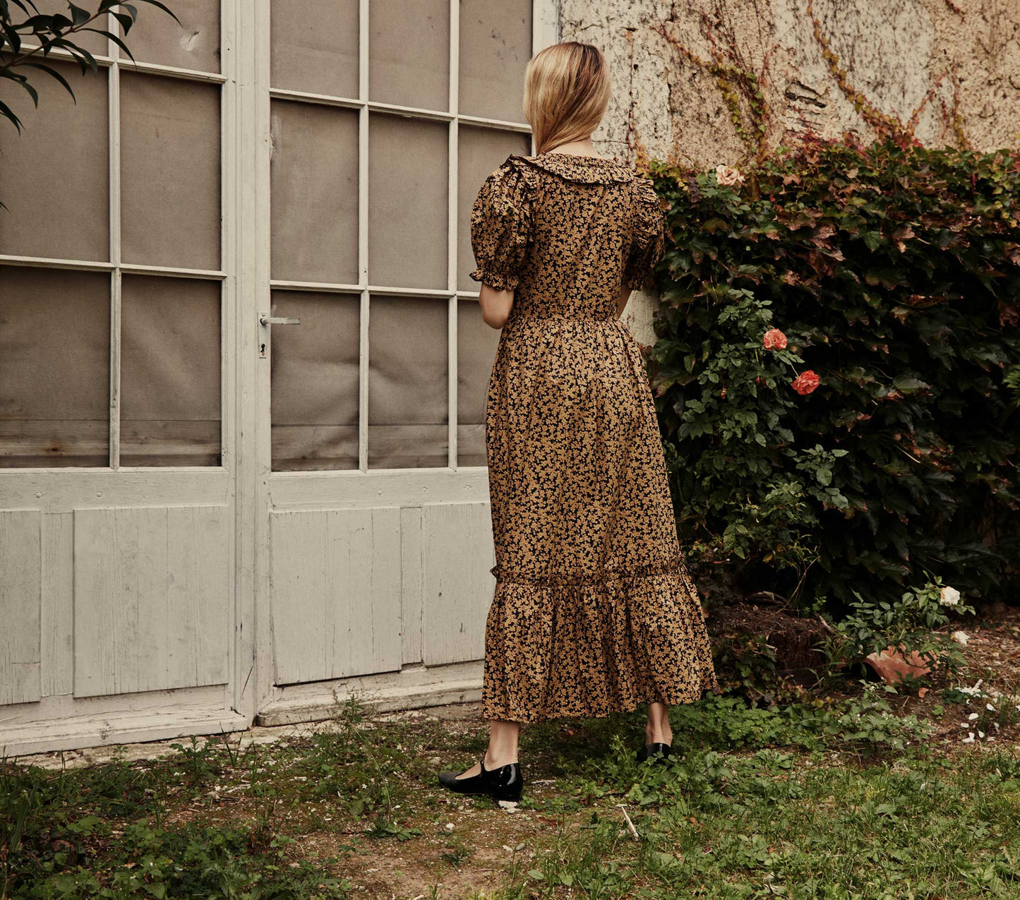 HMD -- BELLEROSE DRESS -- DUSK WINTER MEADOW