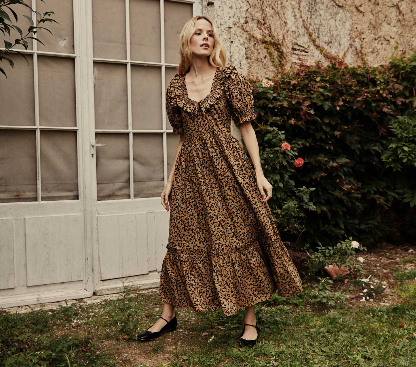 HMD -- BELLEROSE DRESS -- DUSK WINTER MEADOW