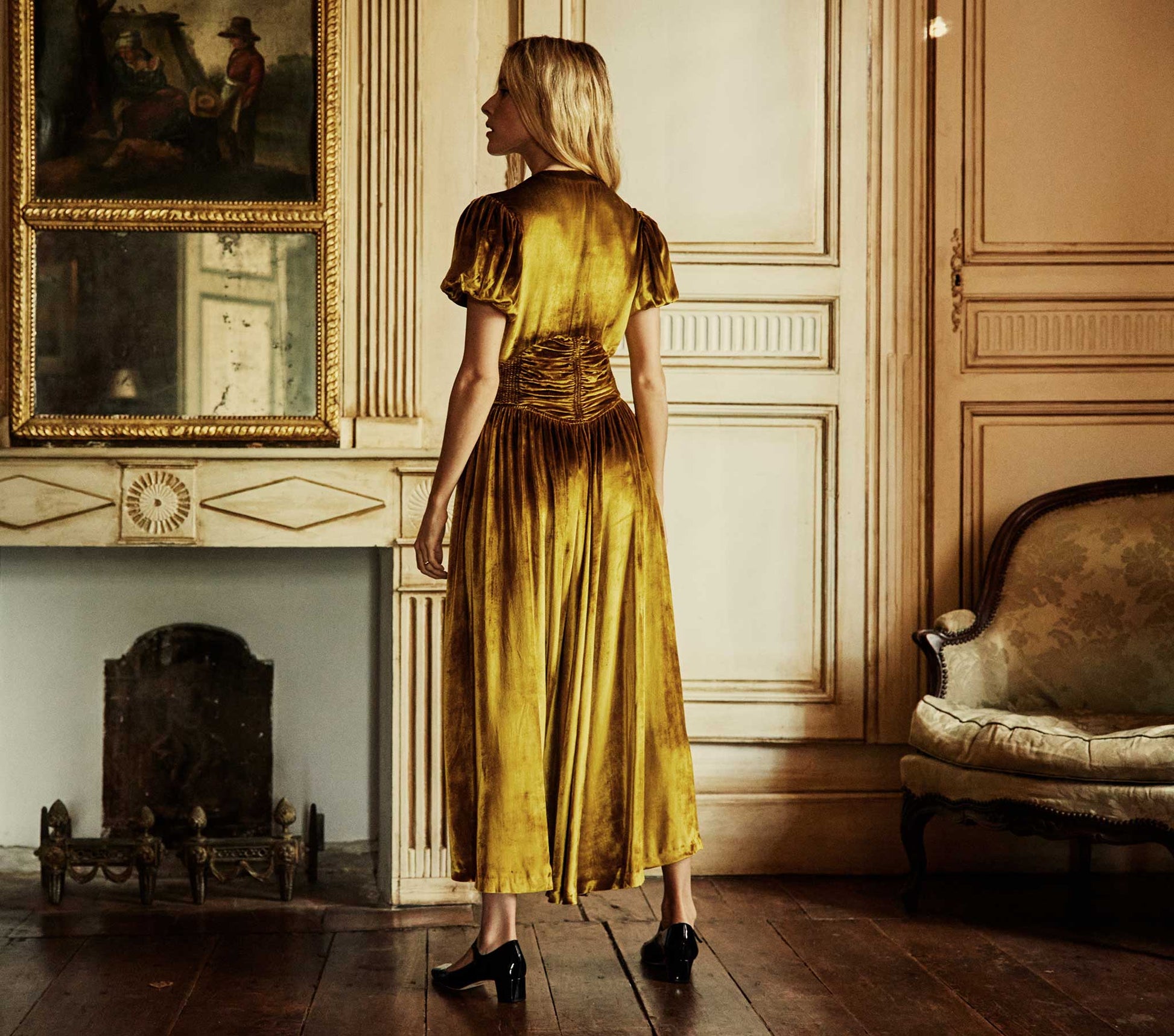 HMD -- CASSATT DRESS -- GOLDEN view 6
