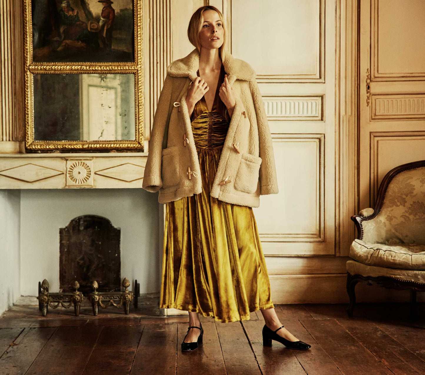 HMD -- CASSATT DRESS -- GOLDEN