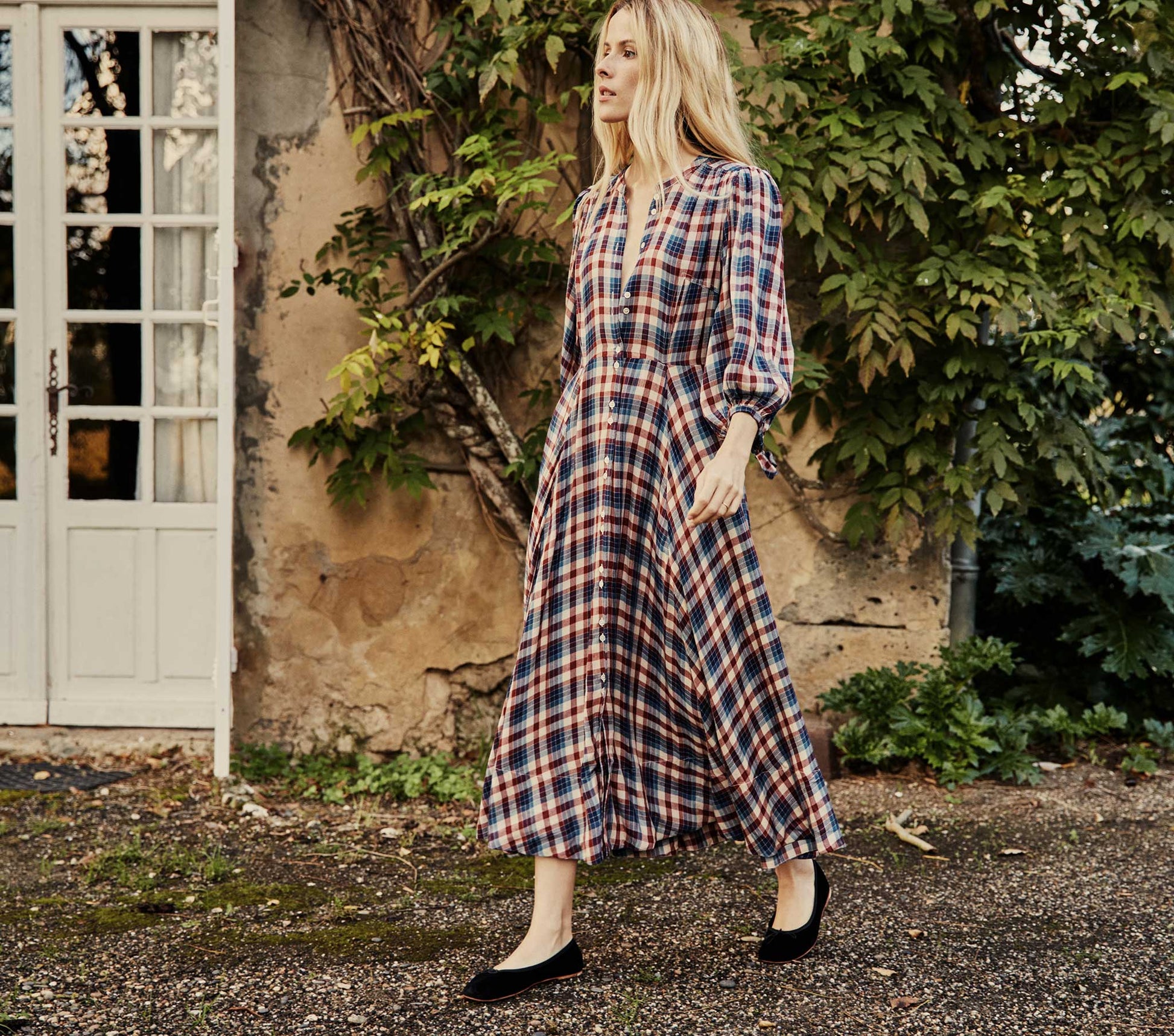 HMD -- EDESSA DRESS -- BELLEVILLE PLAID view 1
