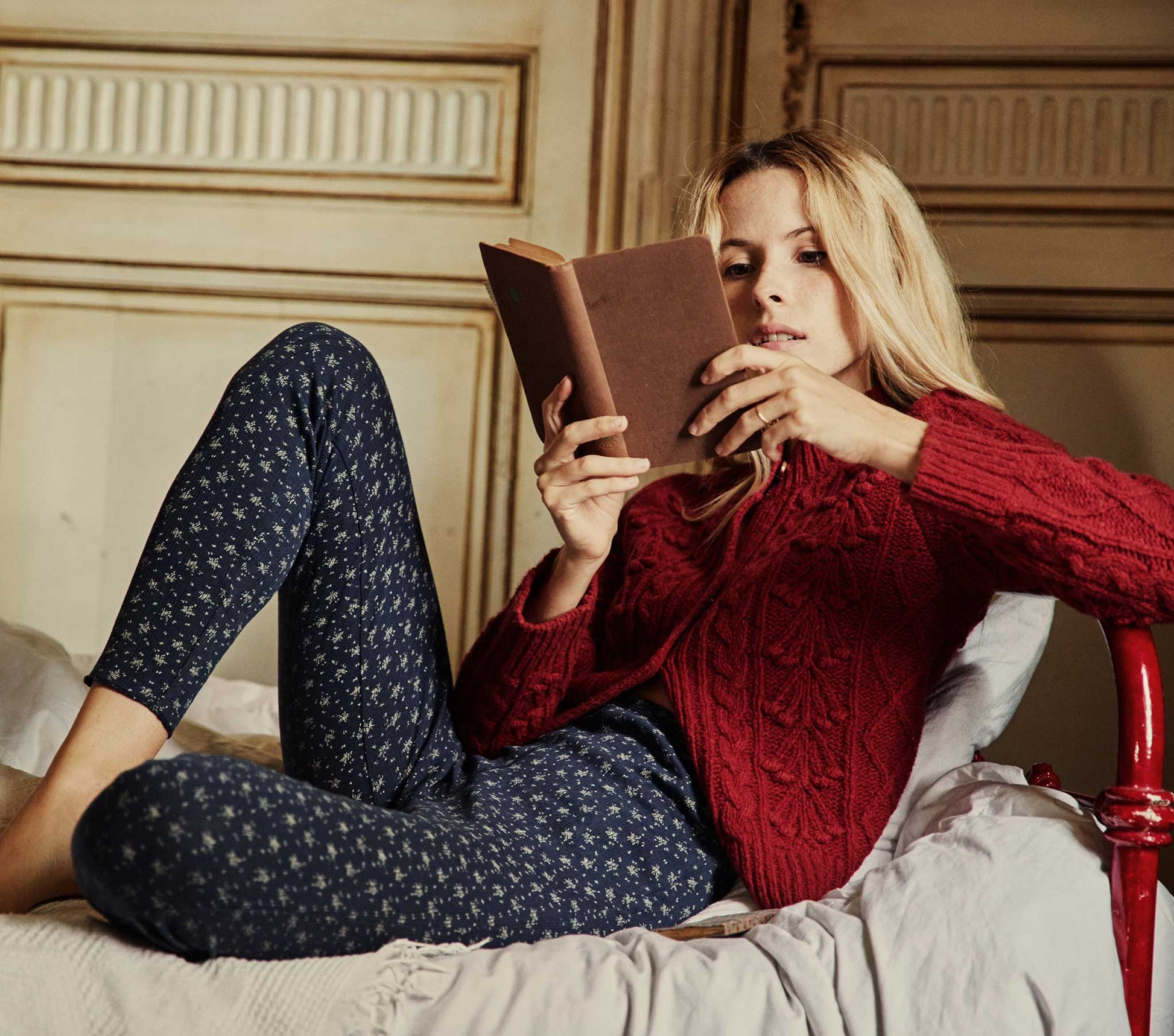 HMD -- VERONA CARDIGAN SWEATER -- CRANBERRY view 2
