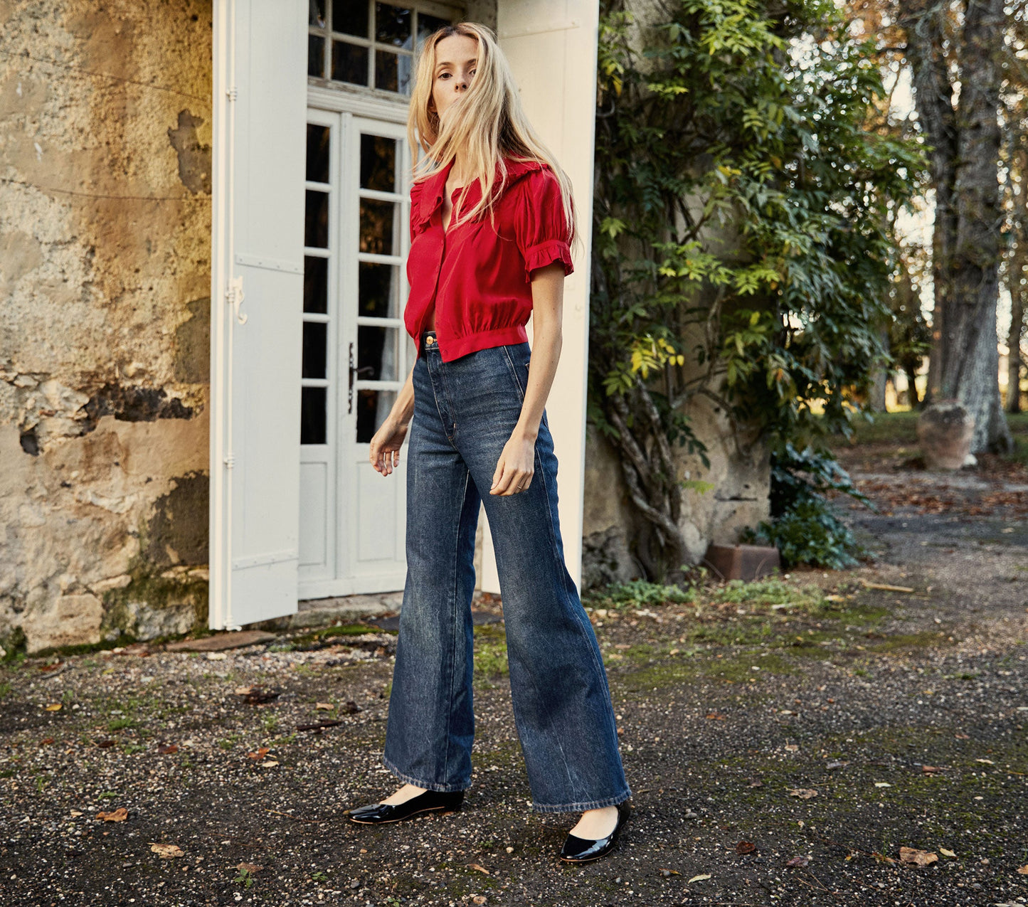 HMD -- SPARROW TOP -- CERISE