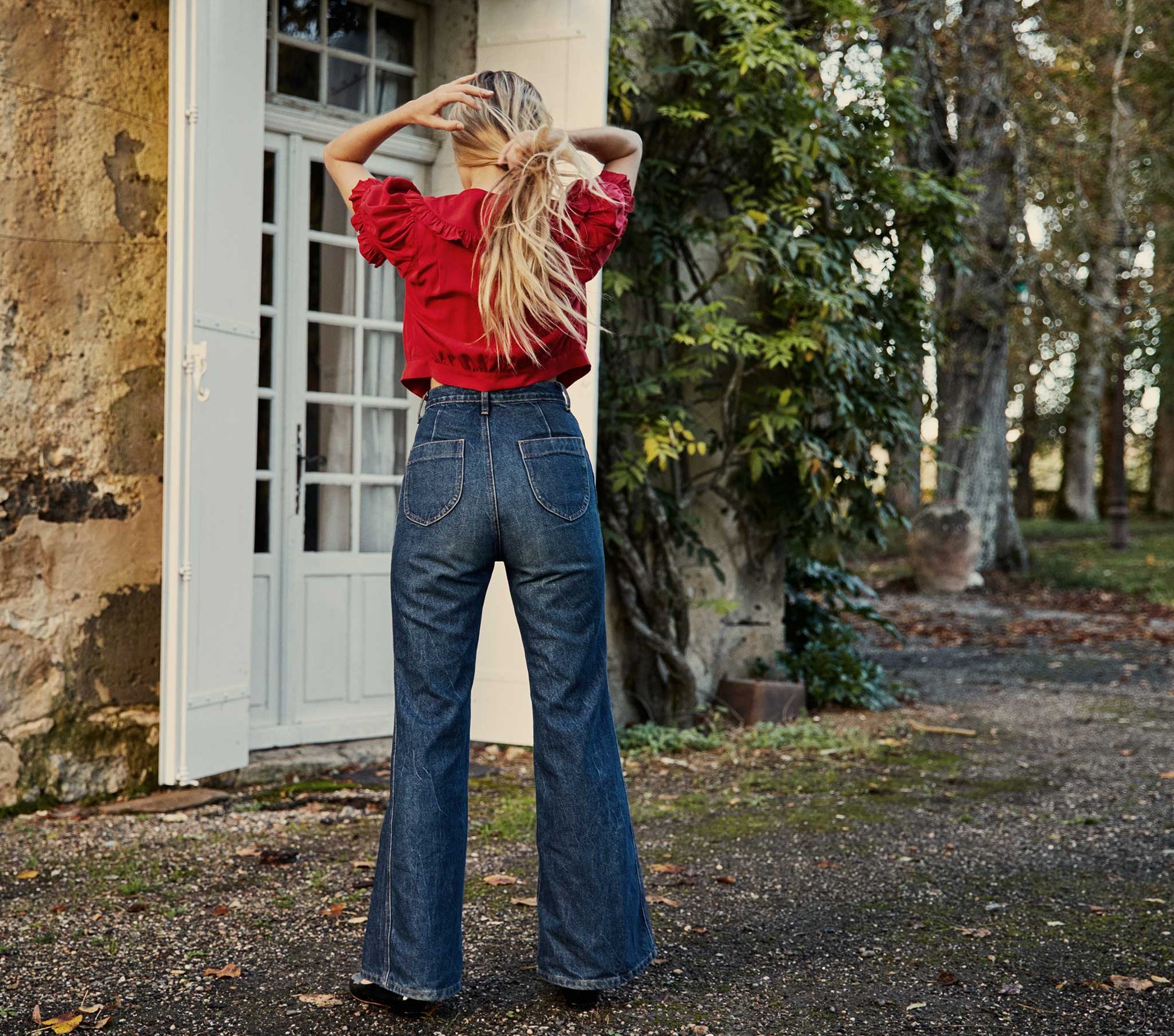 HMD -- SPARROW TOP -- CERISE view 4
