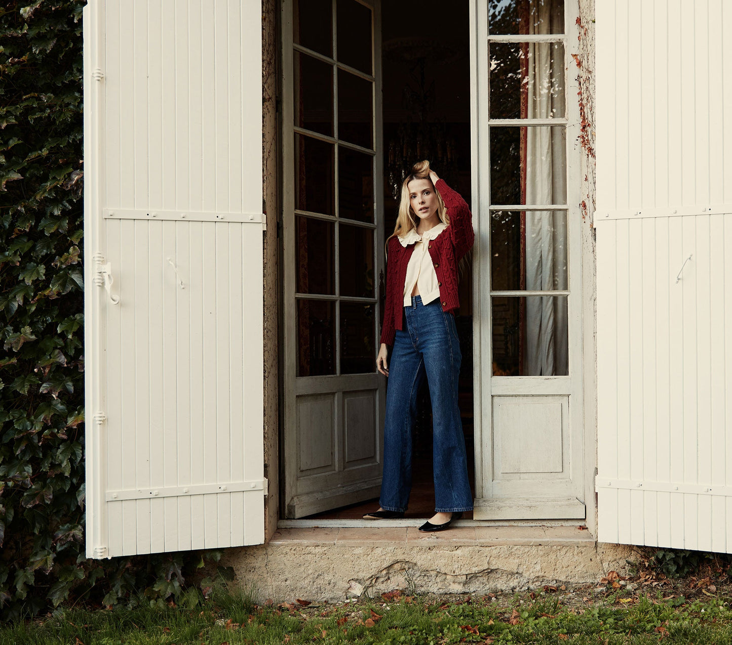 HMD -- VERONA CARDIGAN SWEATER -- CRANBERRY