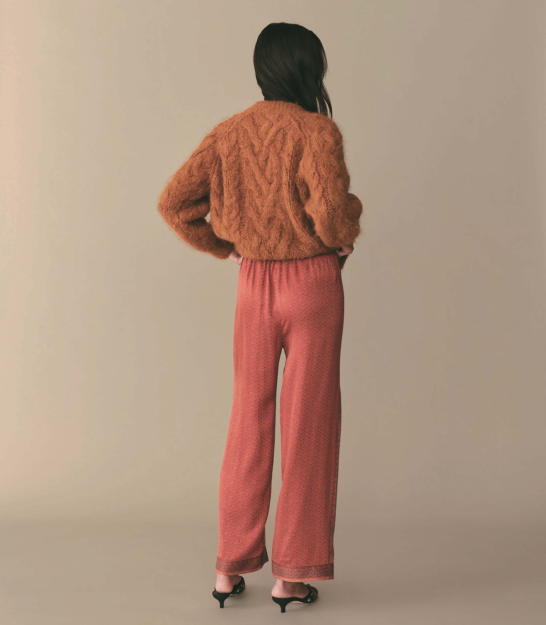 HMD -- CACILDA PANT -- PERSIMMON MARCHE FOULARD view 4