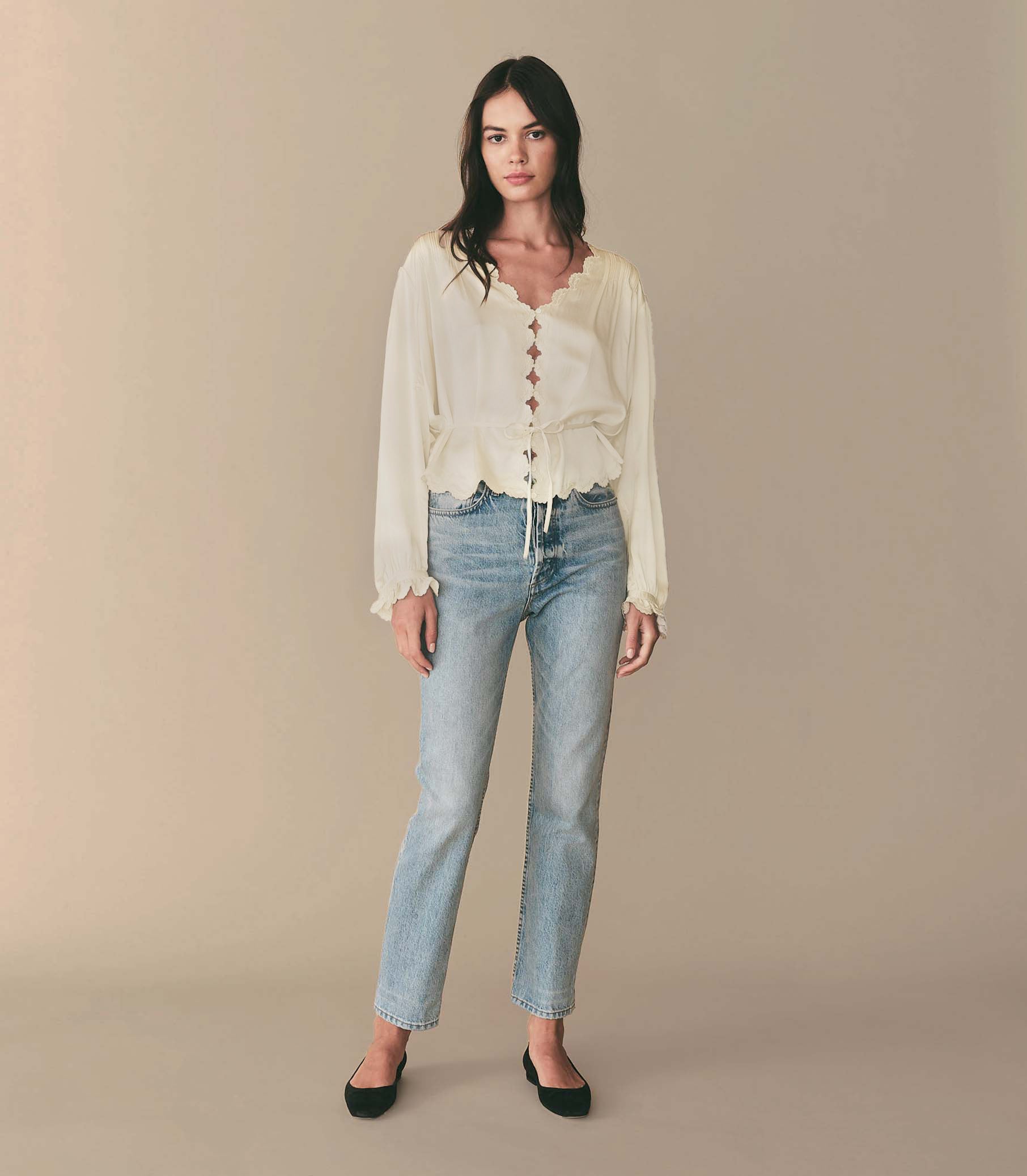 HMD -- ELAYNE TOP -- MOTHER OF PEARL view 2