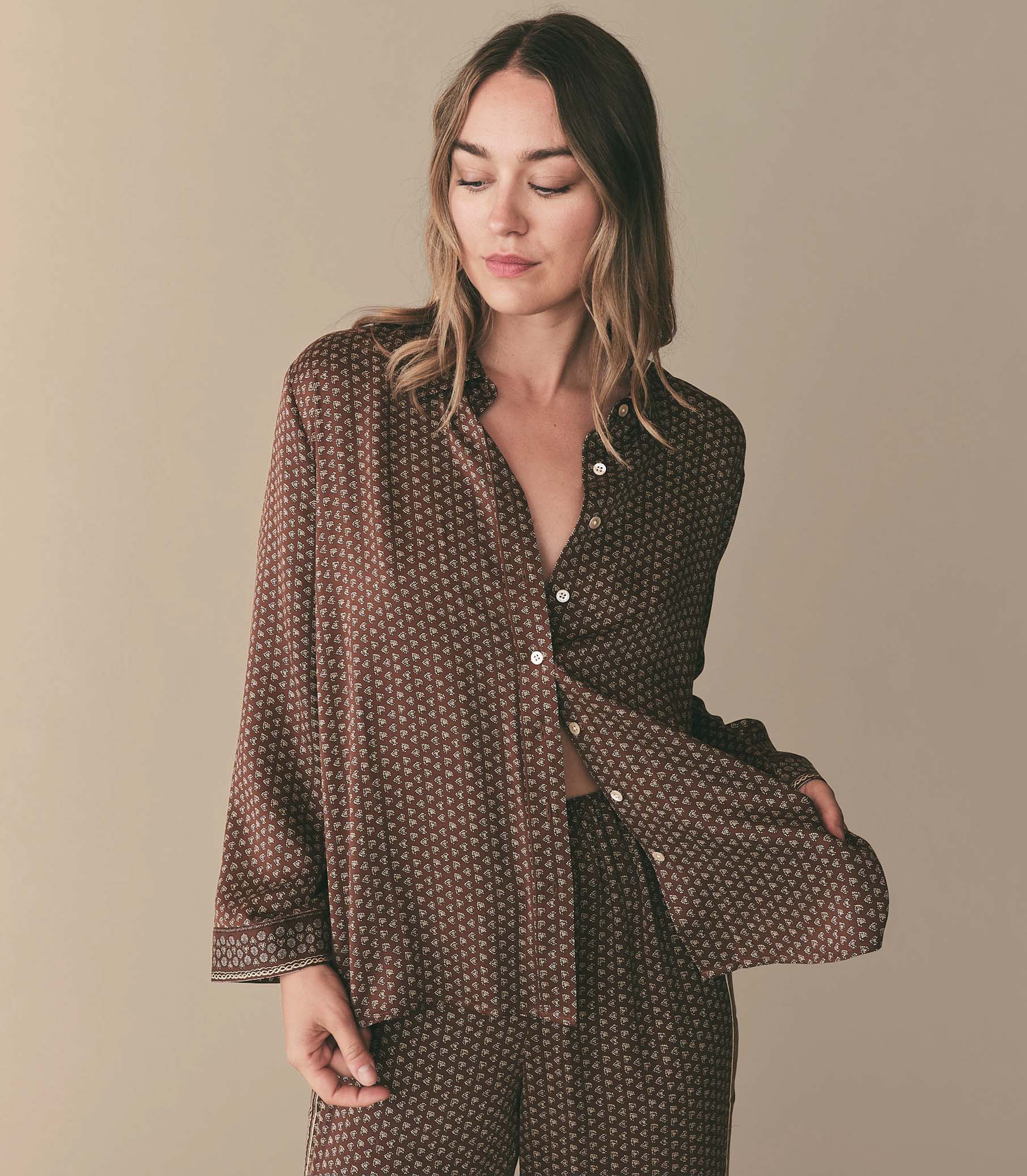 HMD -- HILLA TOP -- TERRE MARCHE FOULARD