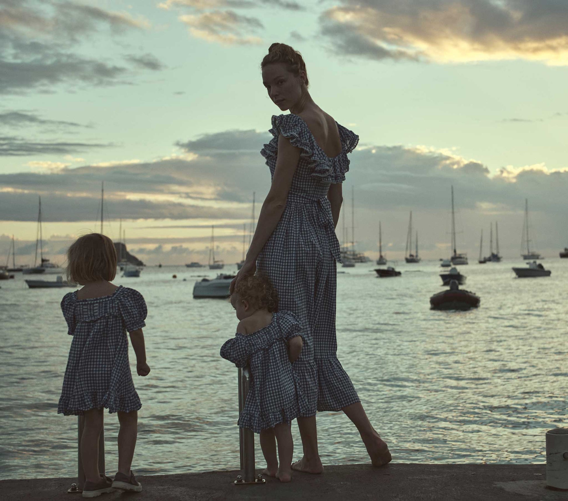 doen blue gingham dress Emmaretta Dress