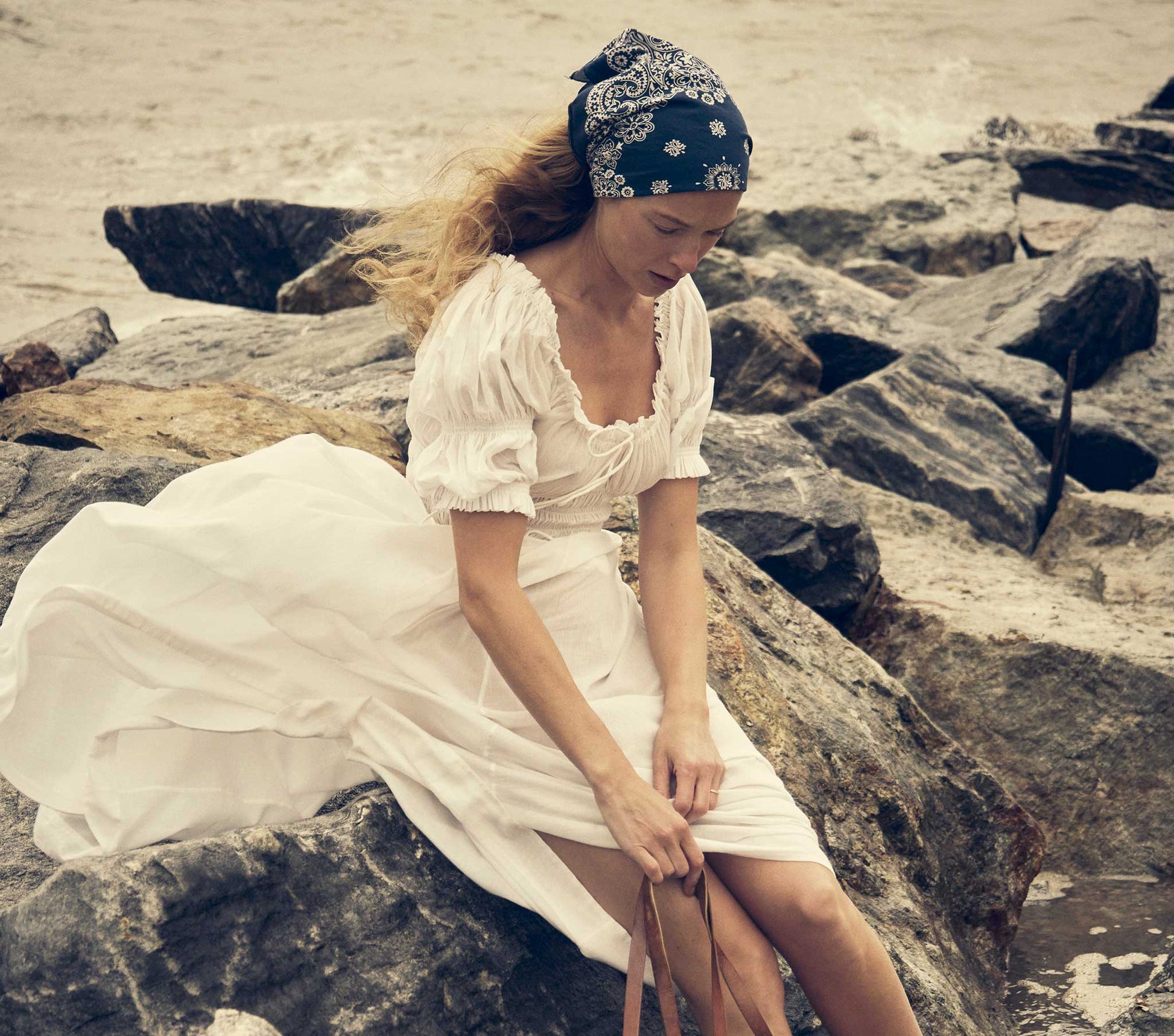 HMD -- ISCHIA DRESS -- SALT view 4

