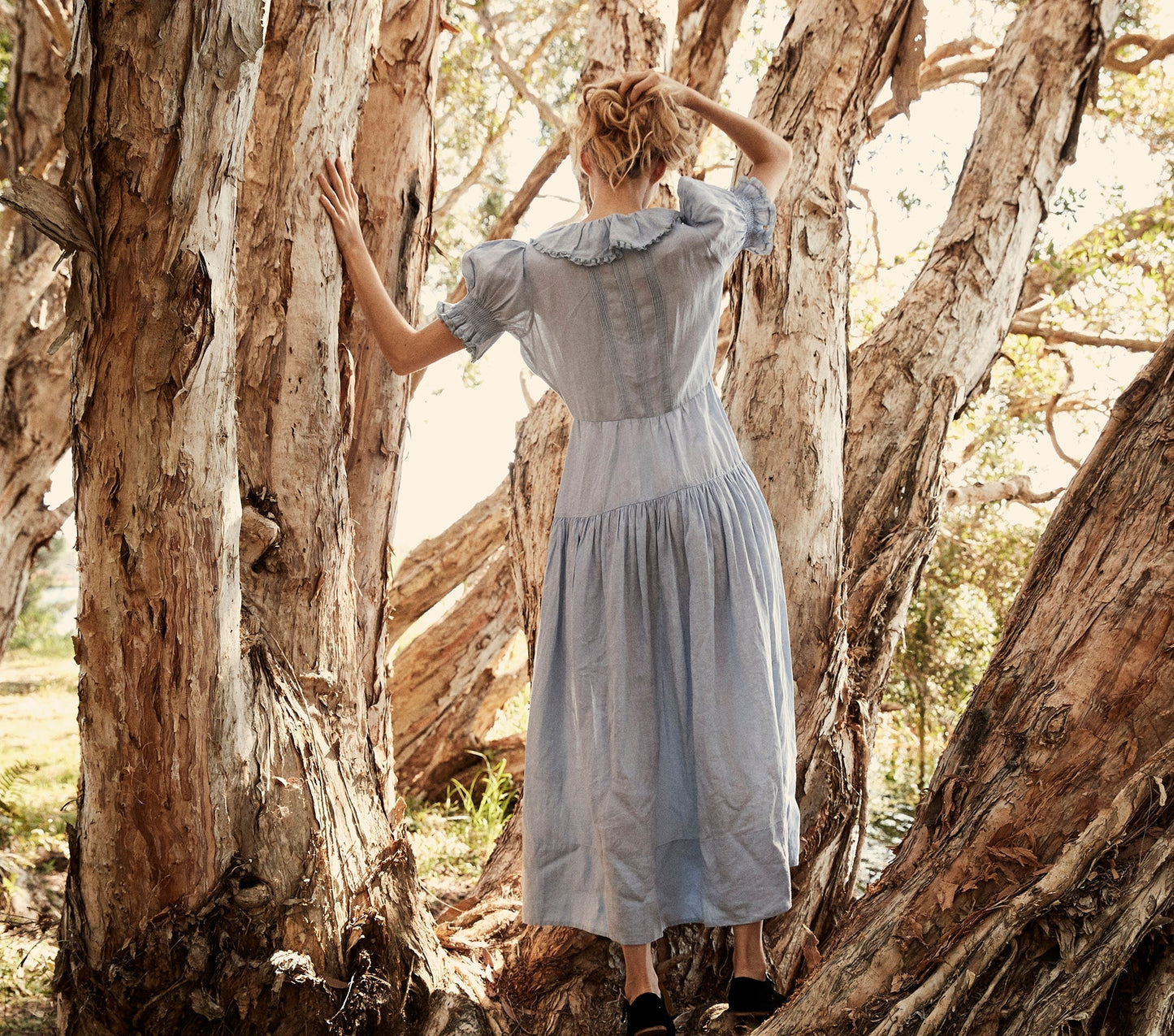HMD -- THE POET DRESS -- FRENCH BLUE