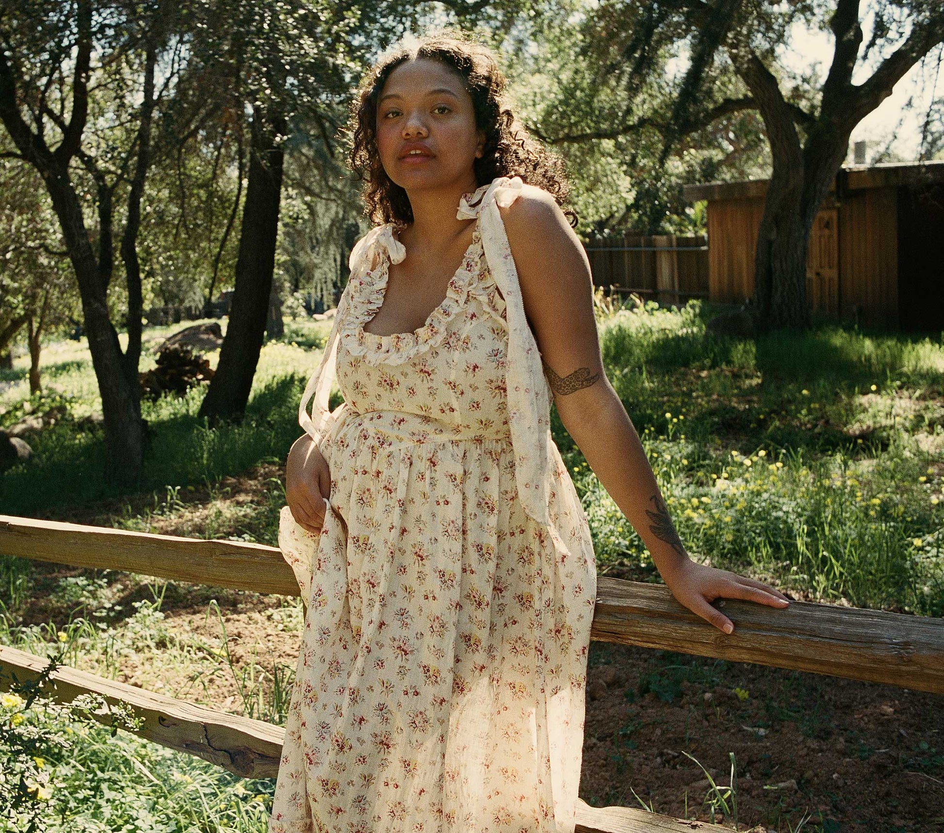 HMD -- ONDINE DRESS -- TUILERIES BLOOMS view 2
