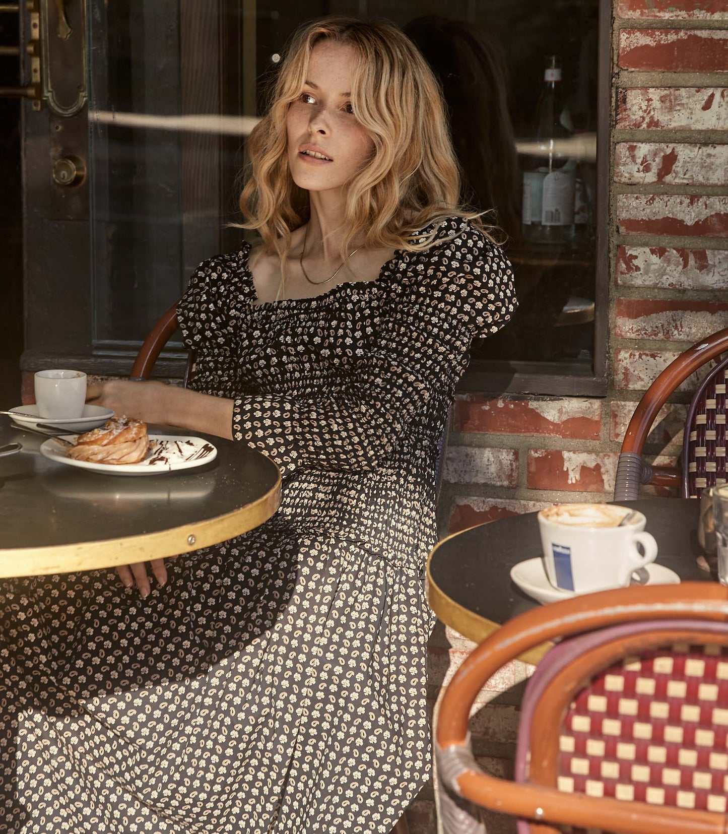 HMD -- BELLAMY DRESS -- NOIR COUNTRYSIDE PAISLEY