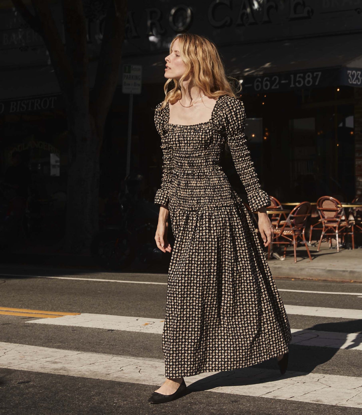 HMD -- BELLAMY DRESS -- NOIR COUNTRYSIDE PAISLEY