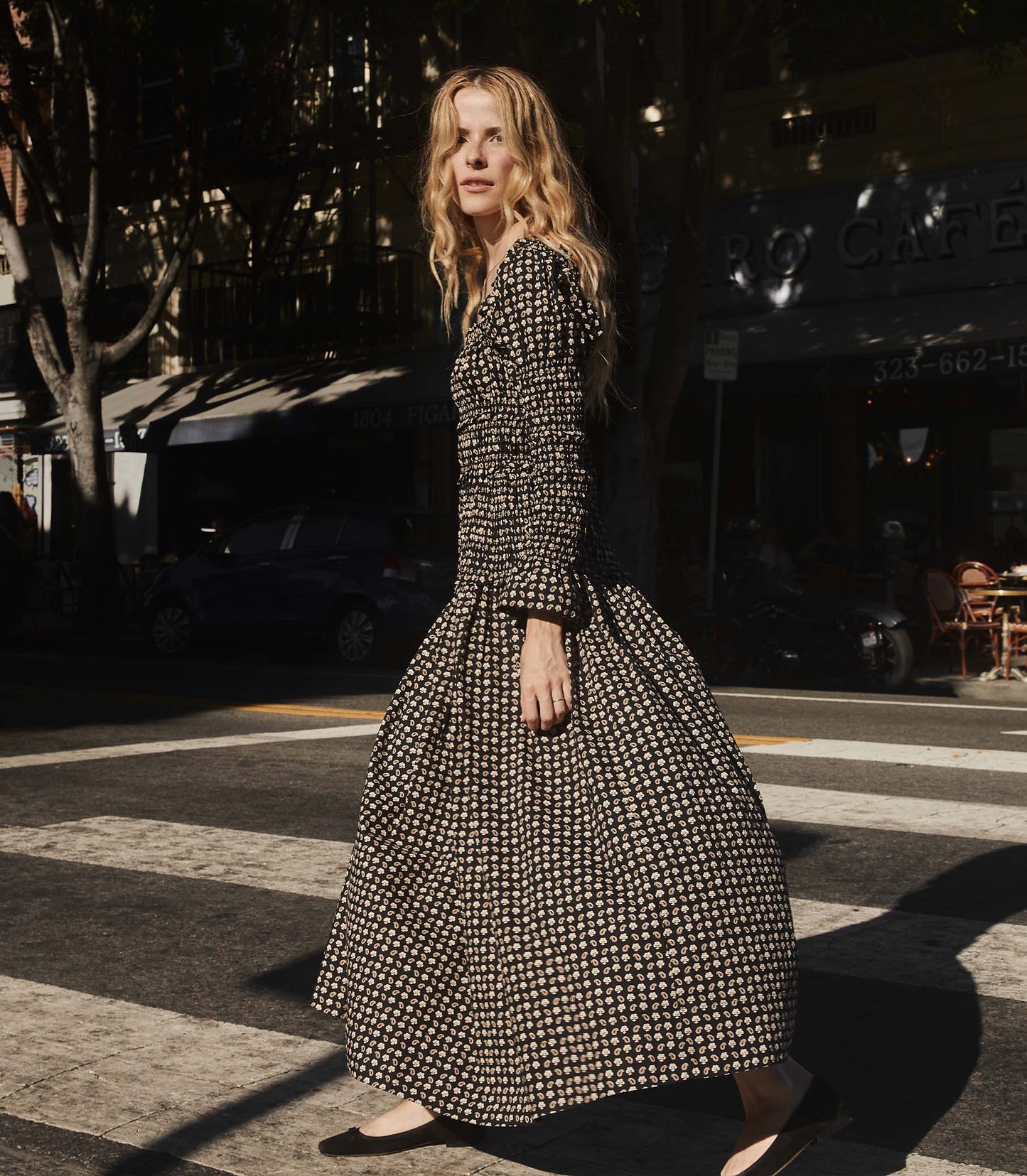 HMD -- BELLAMY DRESS -- NOIR COUNTRYSIDE PAISLEY