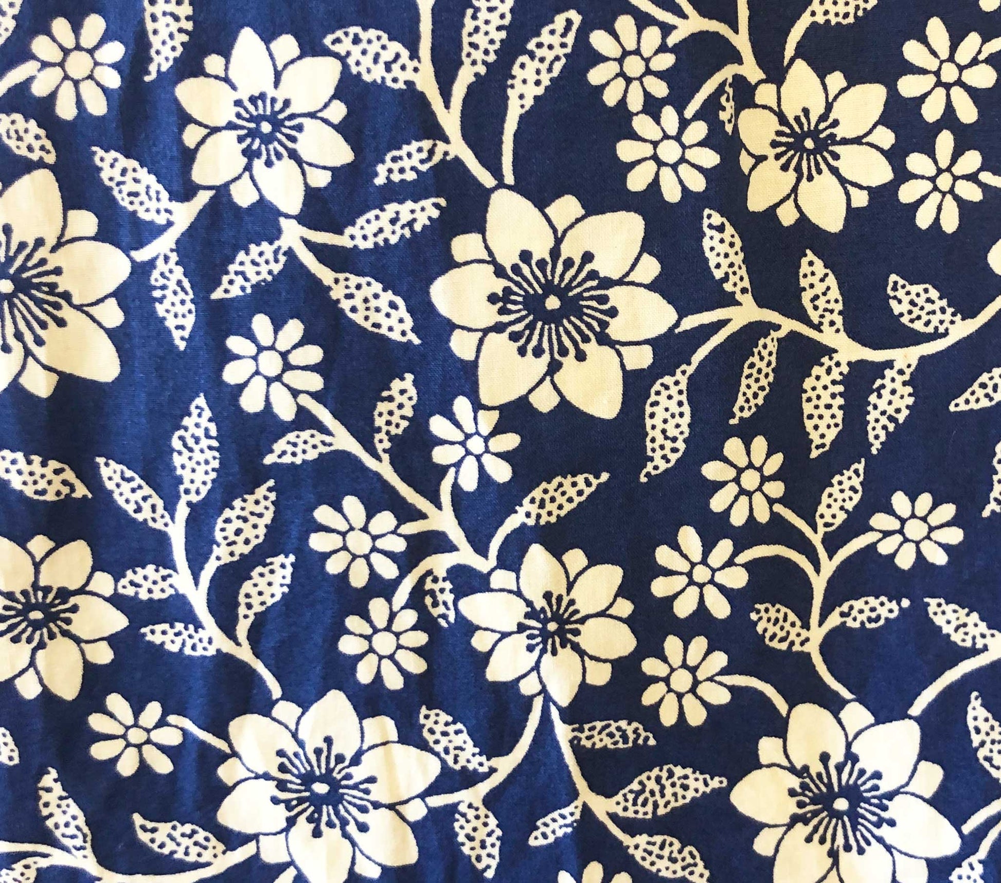 HMD -- MARJORIE DRESS -- BLUE JESSAMINE CALICO view 8

