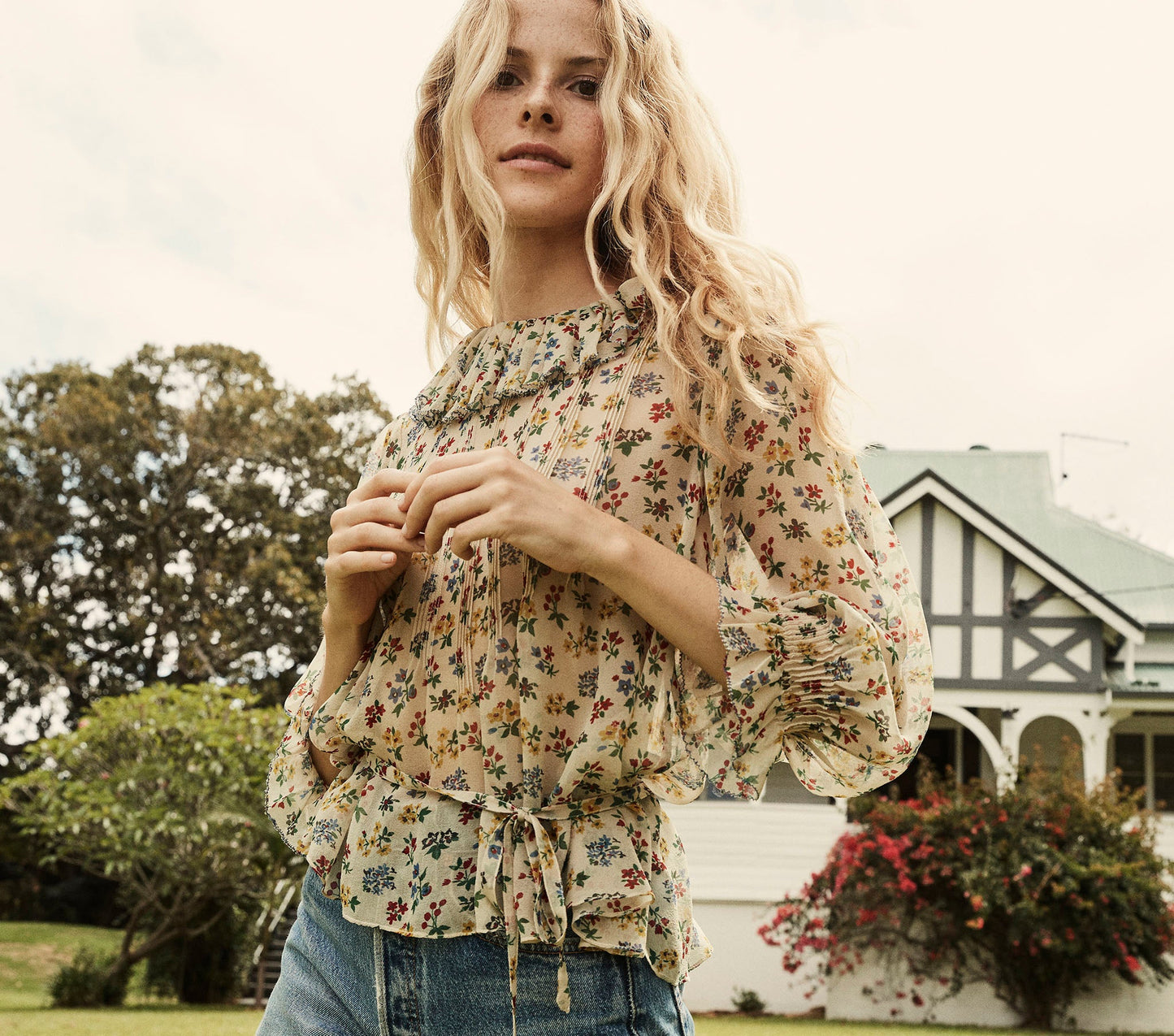 HMD -- CADENCE TOP -- BOUQUET FLORAL