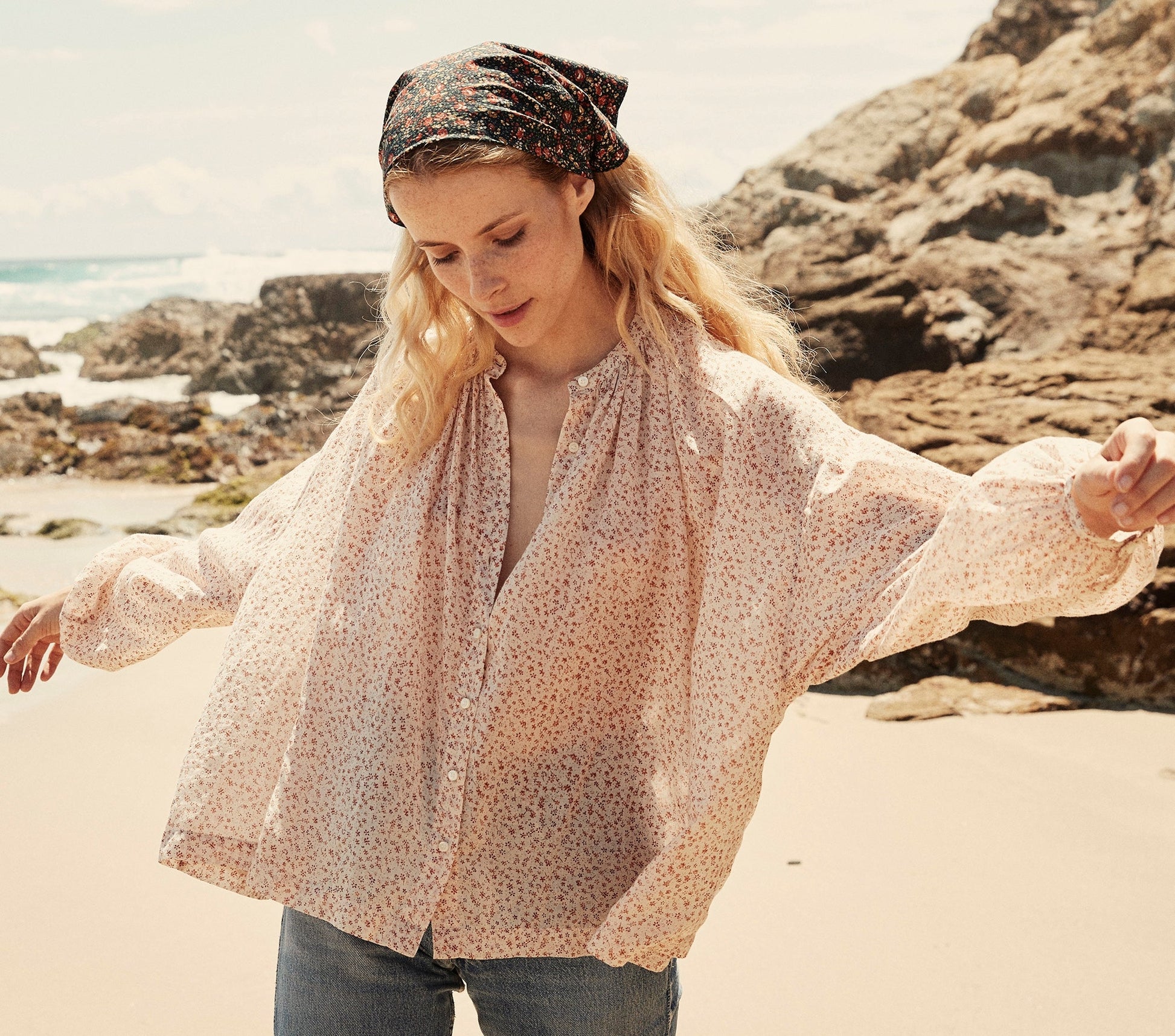 HMD -- THE JANE BLOUSE -- ROSEPINK BABY KATE PRINT view 5
