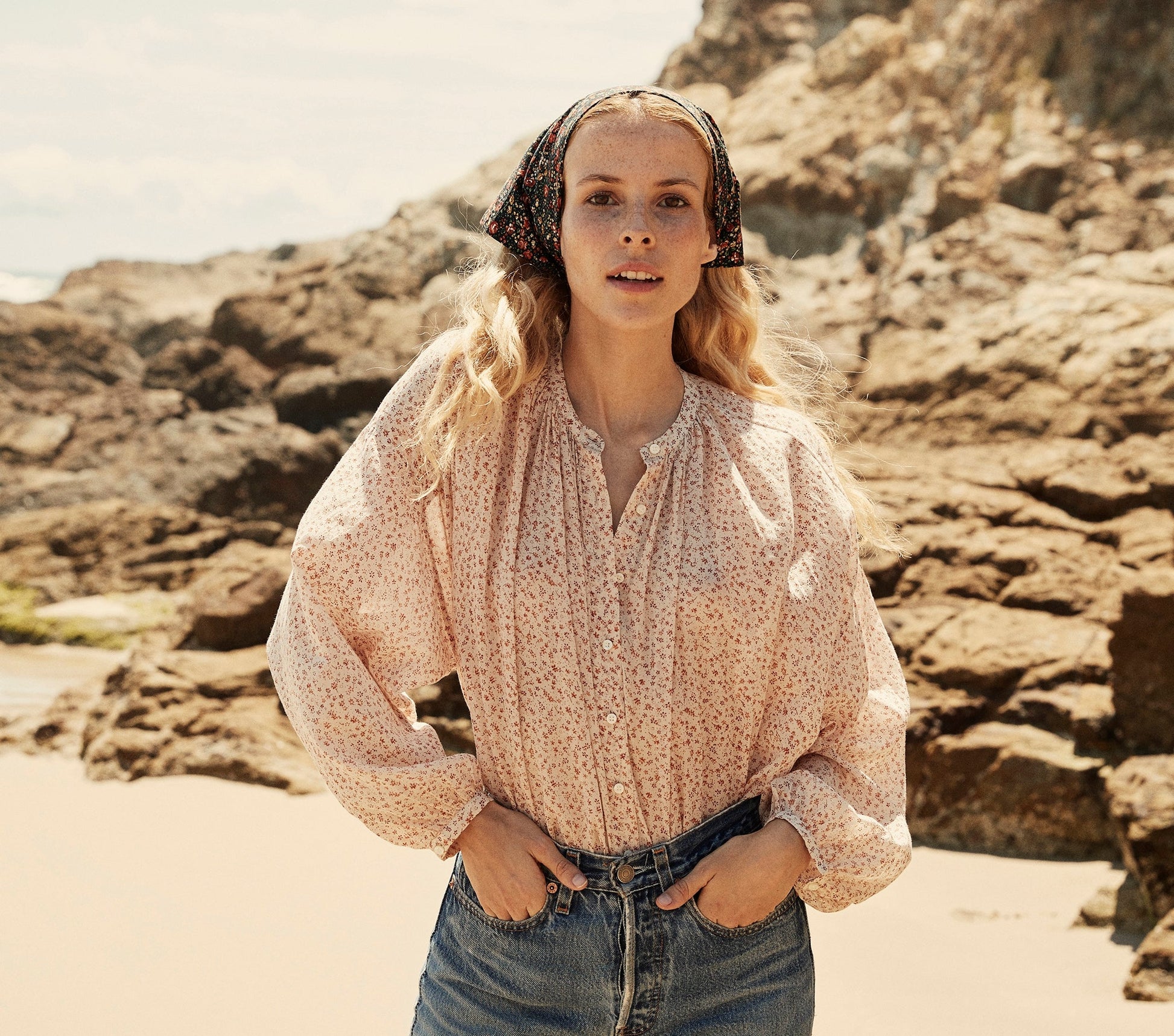 HMD -- THE JANE BLOUSE -- ROSEPINK BABY KATE PRINT view 1
