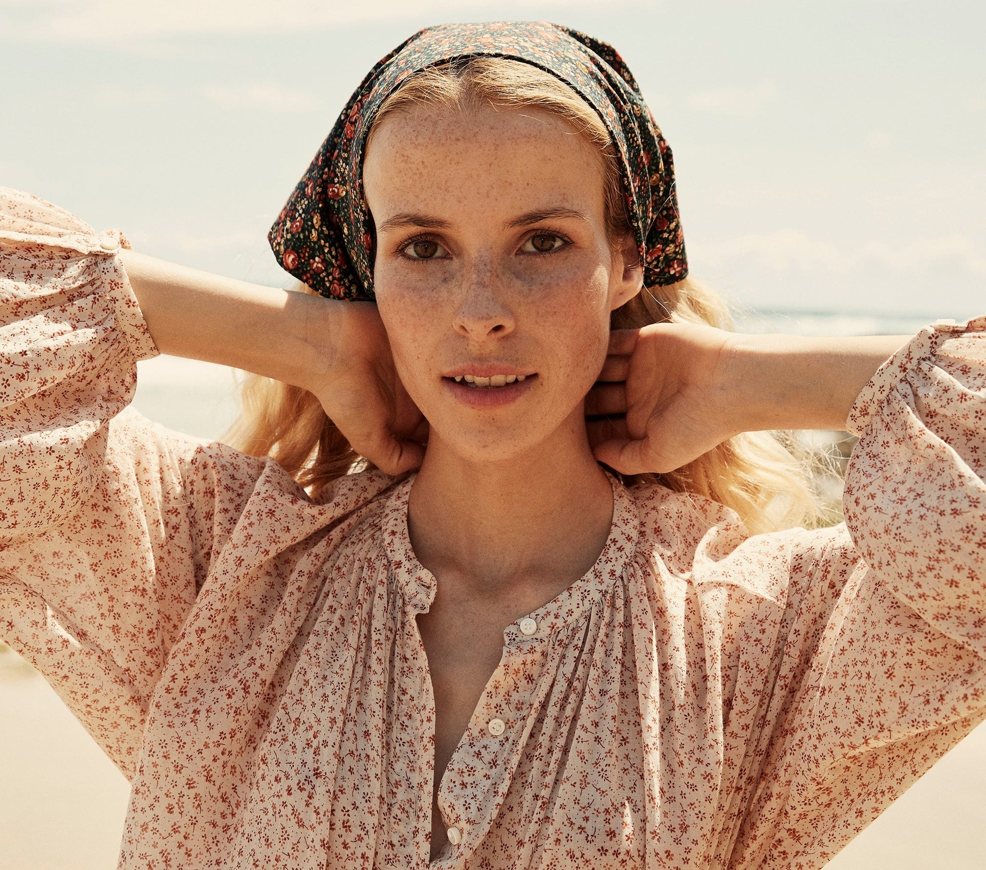 HMD -- THE JANE BLOUSE -- ROSEPINK BABY KATE PRINT view 3
