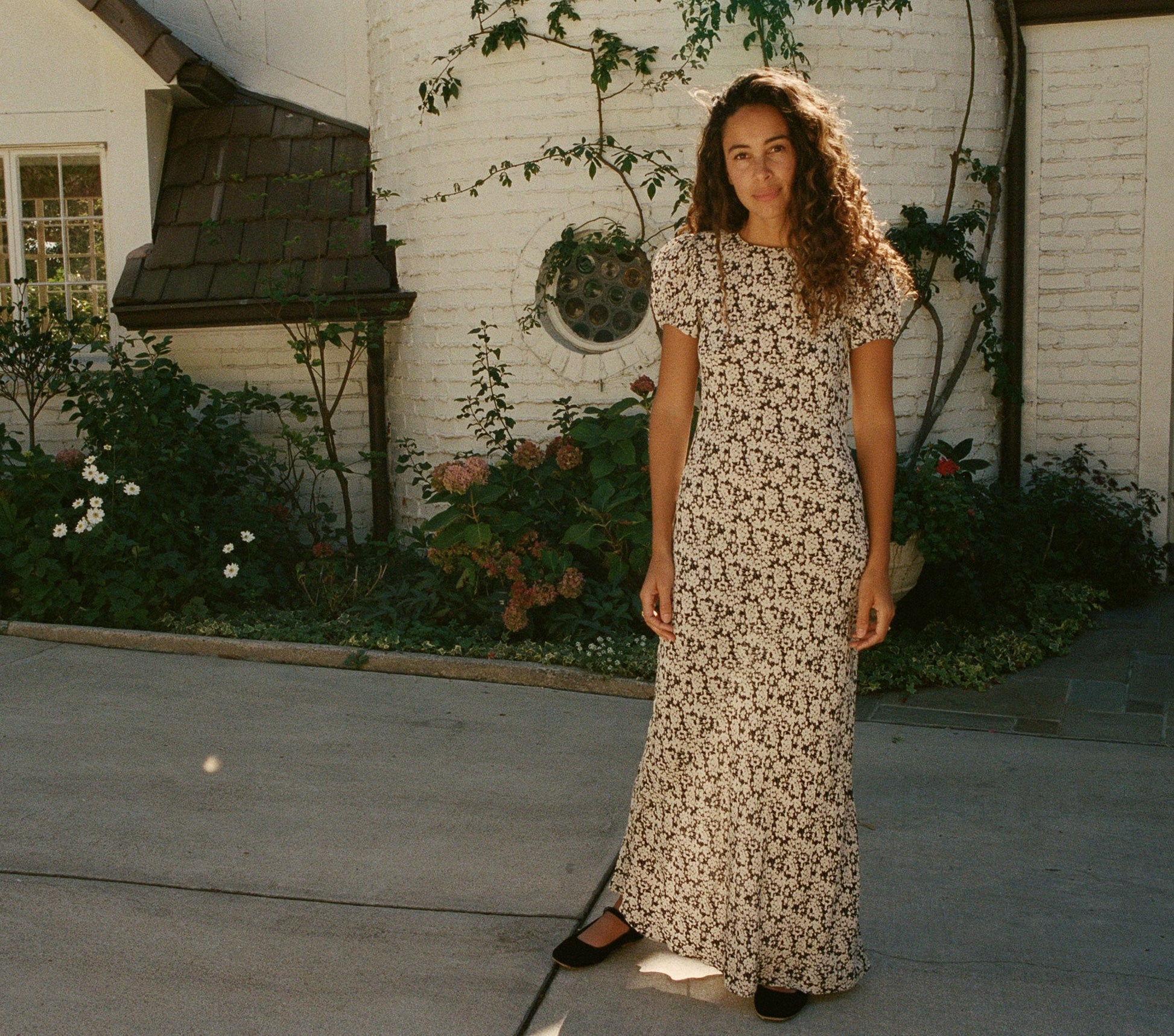 HMD -- ALMA DRESS -- DEEP INK FADED QUEEN ANNES FLORAL view 6
