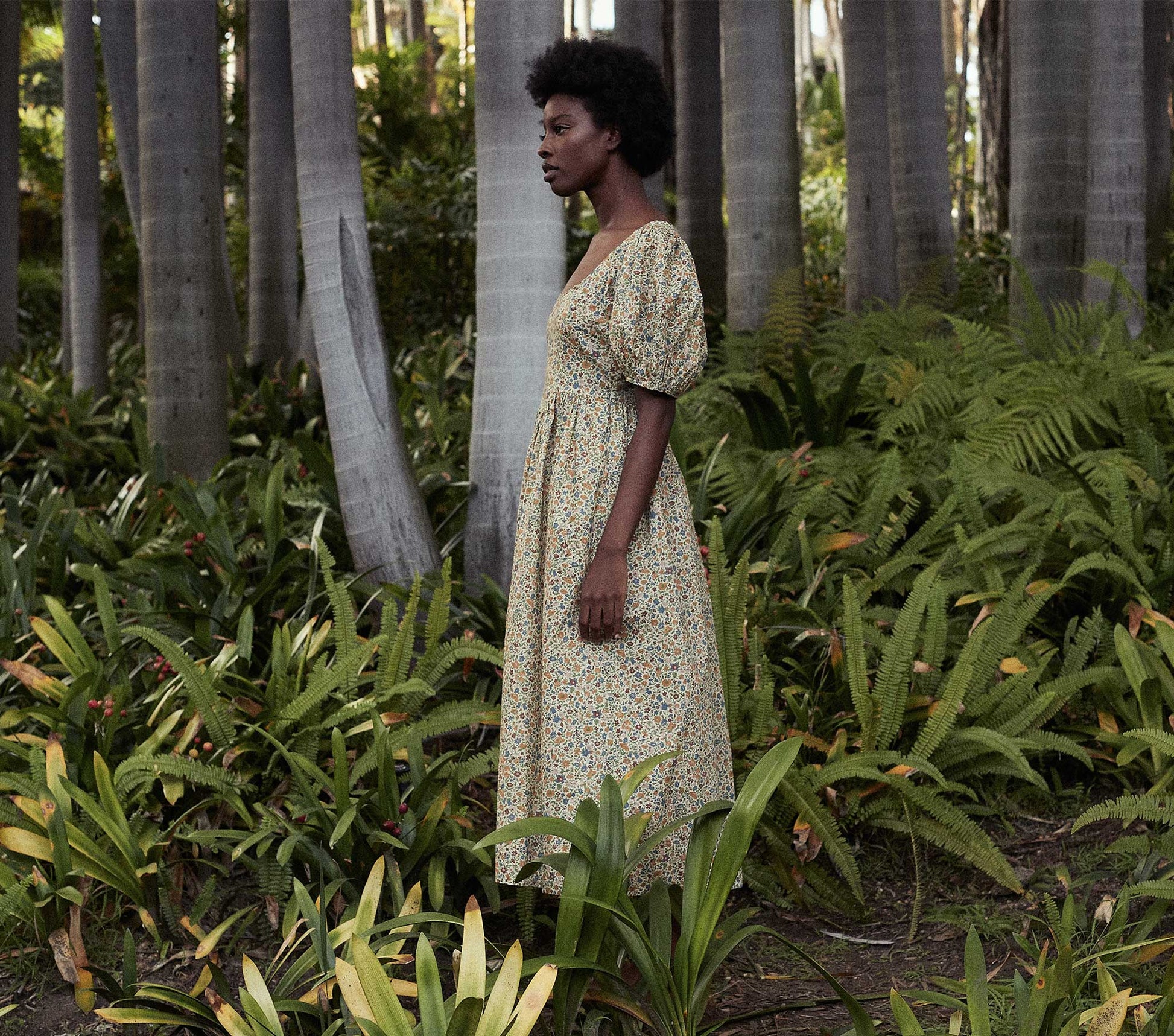 HMD -- ABRIELLE DRESS -- SUNSHINE POPPY BELL FLORAL view 6
